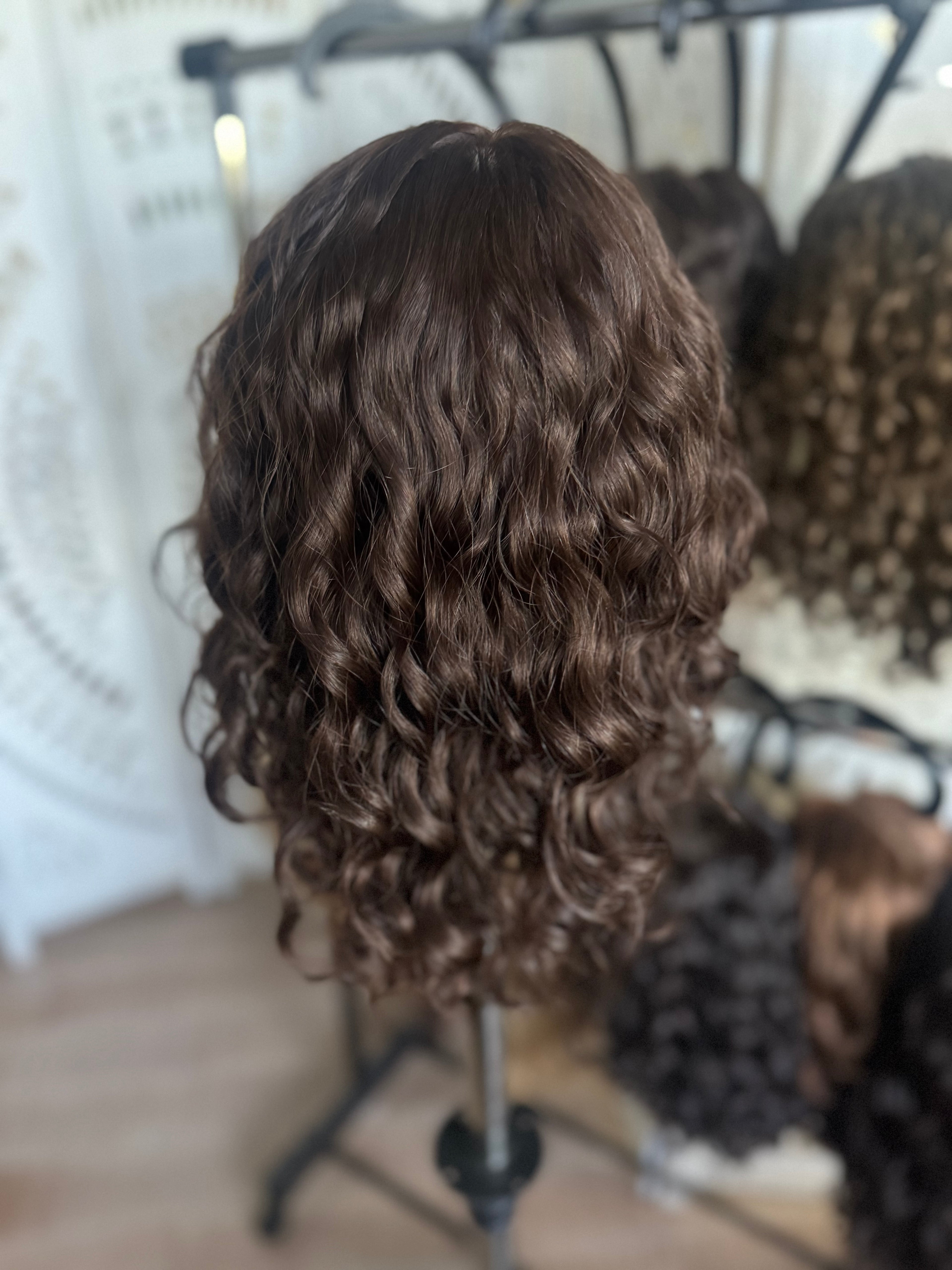 "Yara" 9x9 Curly Topper