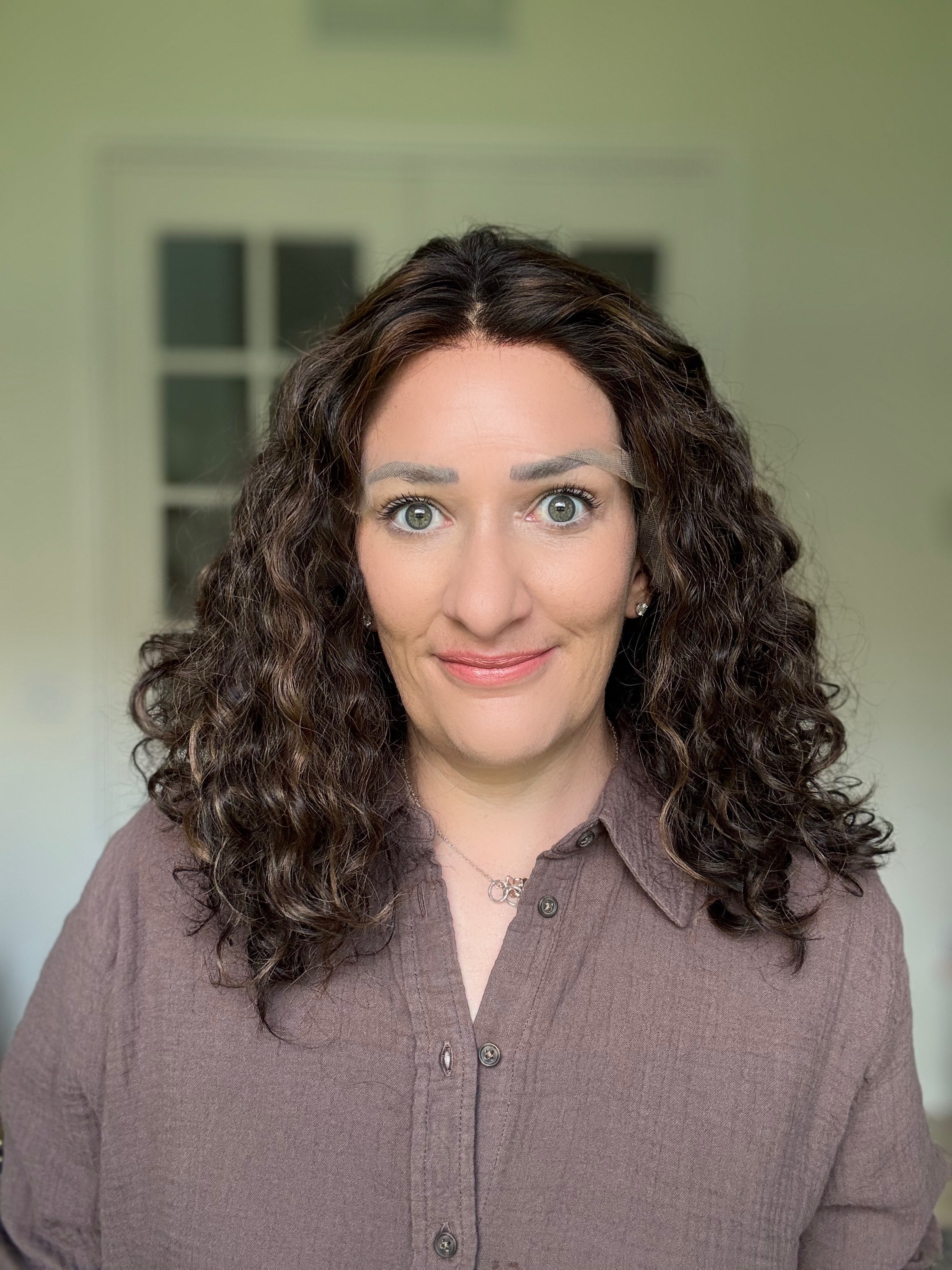 "Daria" Curly Lace Top Wig (S)