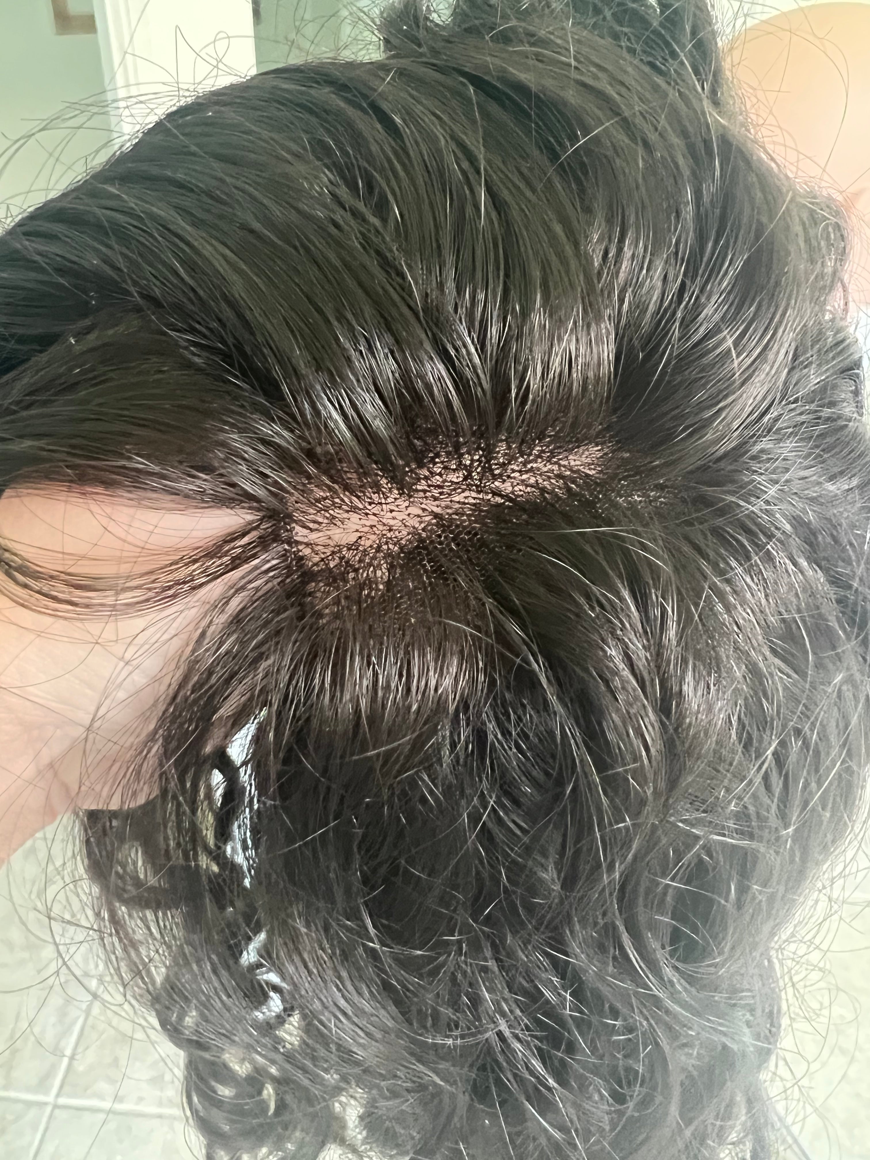 Pearl Collection no. 16 Virgin Slavic Curly Topper