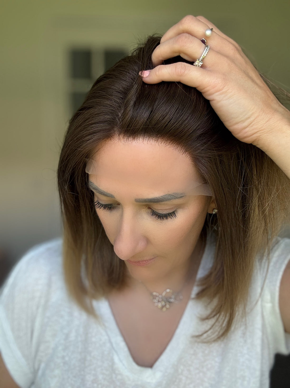 "Juniper"  Lace Top Wig (M)