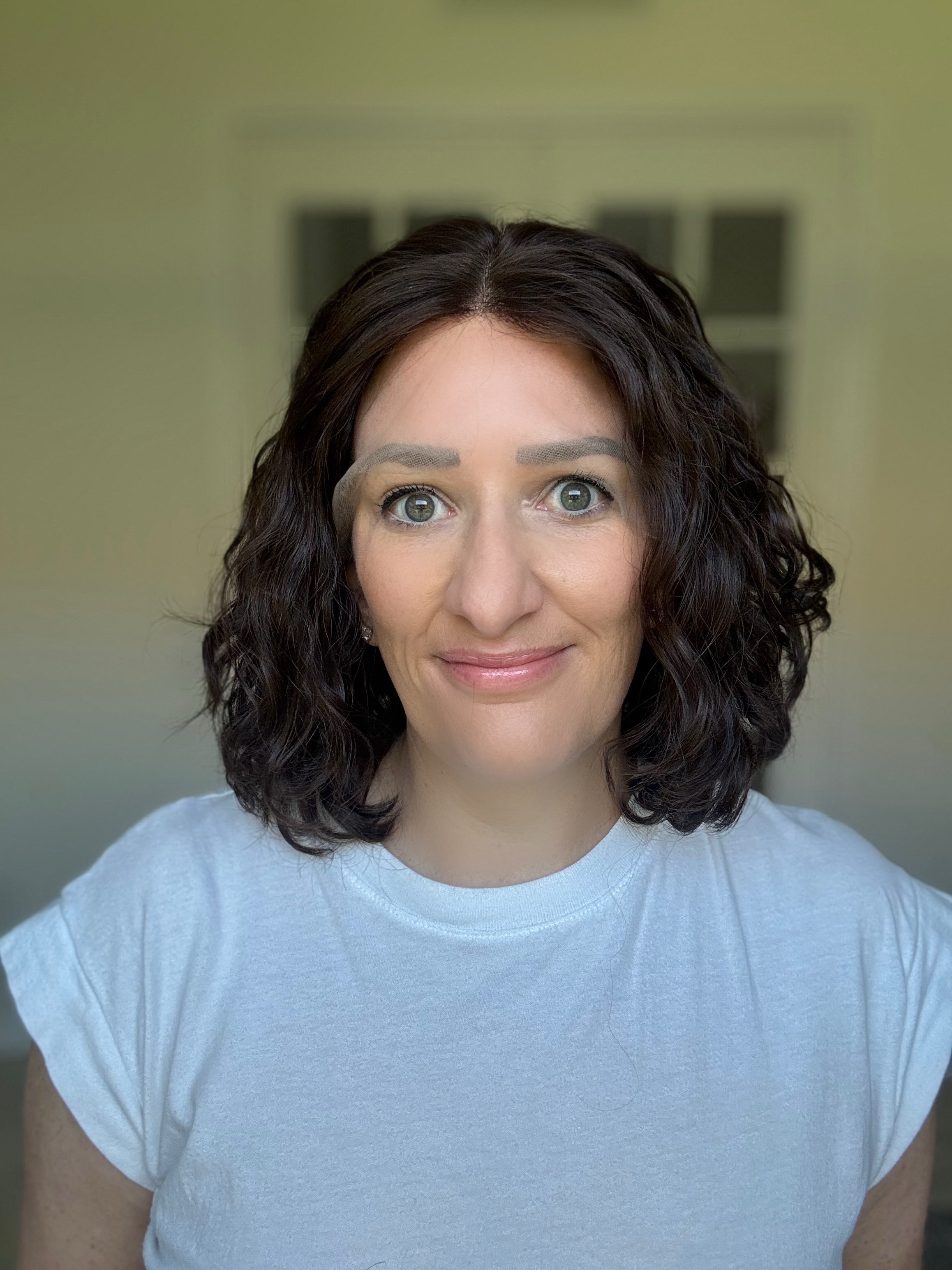 "Isla" Curly Lace Top Wig (S)