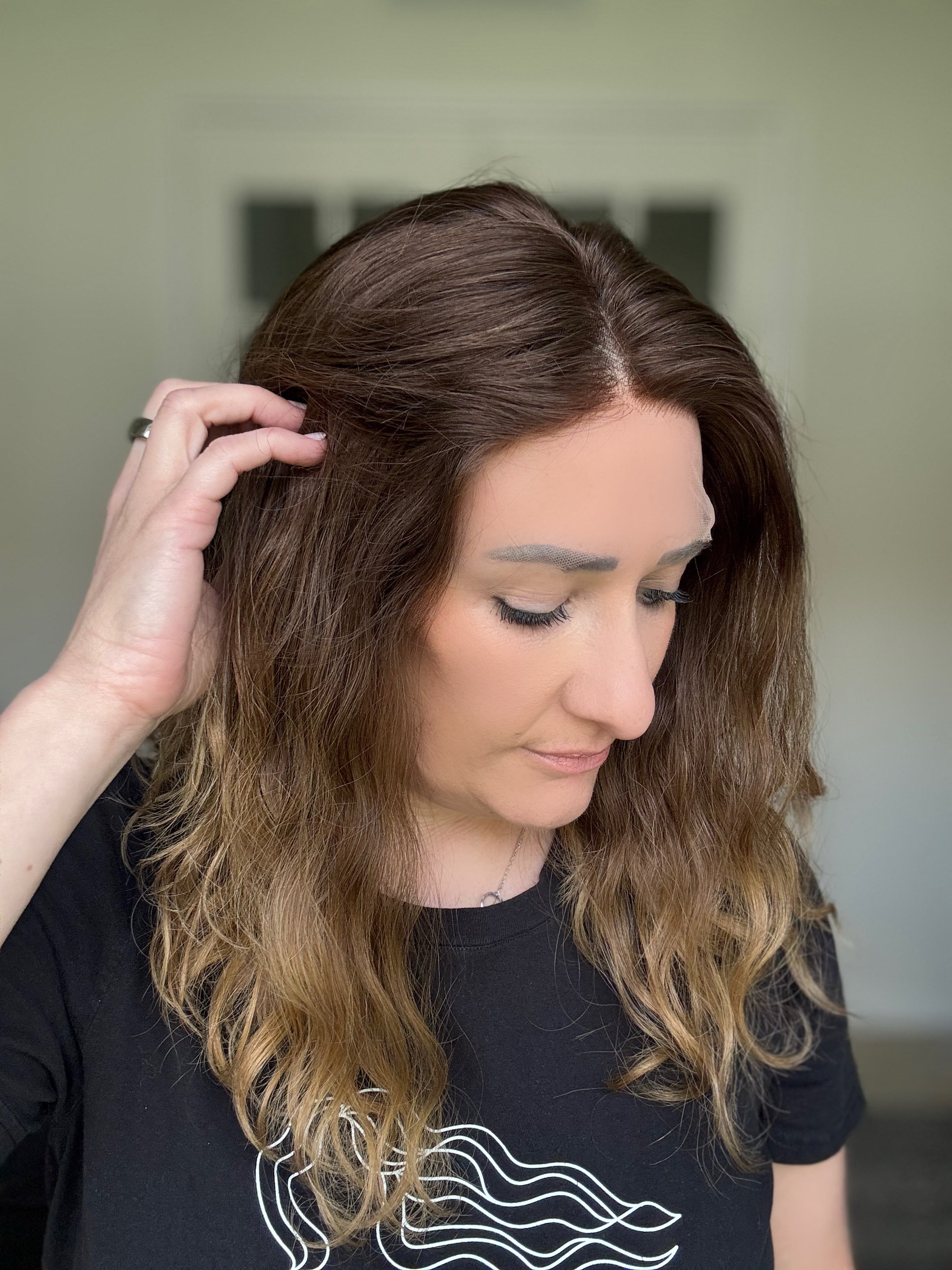 "Juniper" Wavy Lace Top Wig (S)