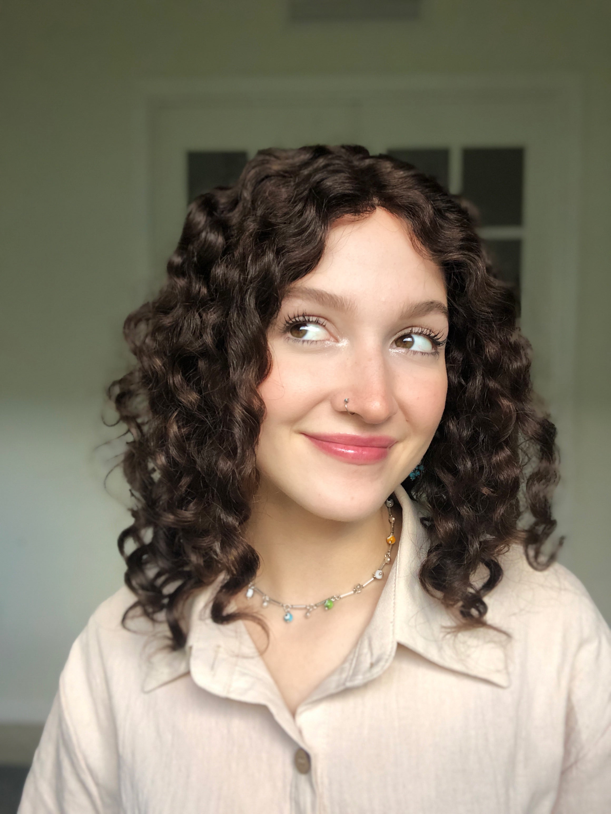 "Yara" Curly Closed Lace Topper