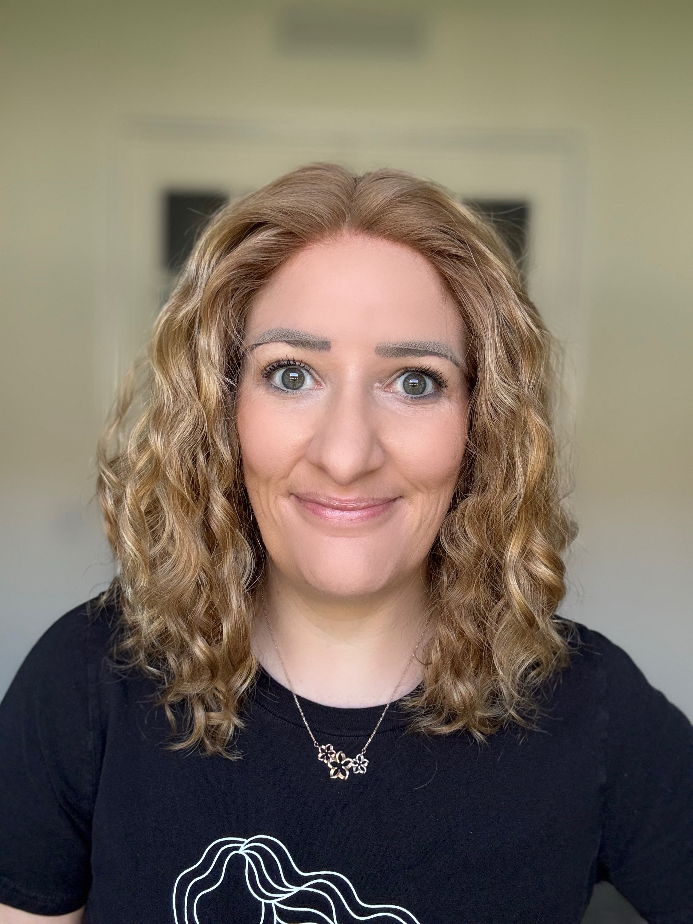 "Marina" Fully Hand Tied Curly Lace Top Wig (M)