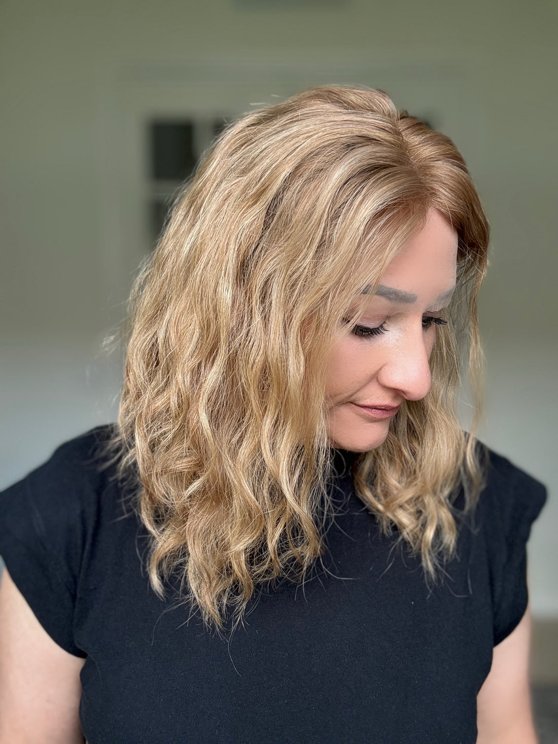 "Marina" 10x10 Wavy Lace Front Topper