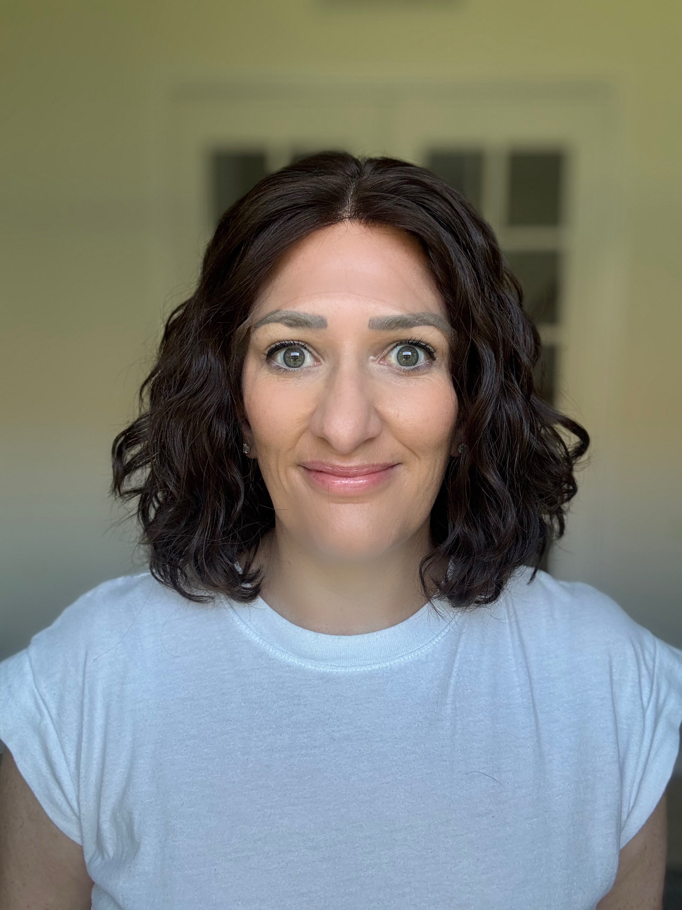 "Isla" Curly Lace Top Wig (S)