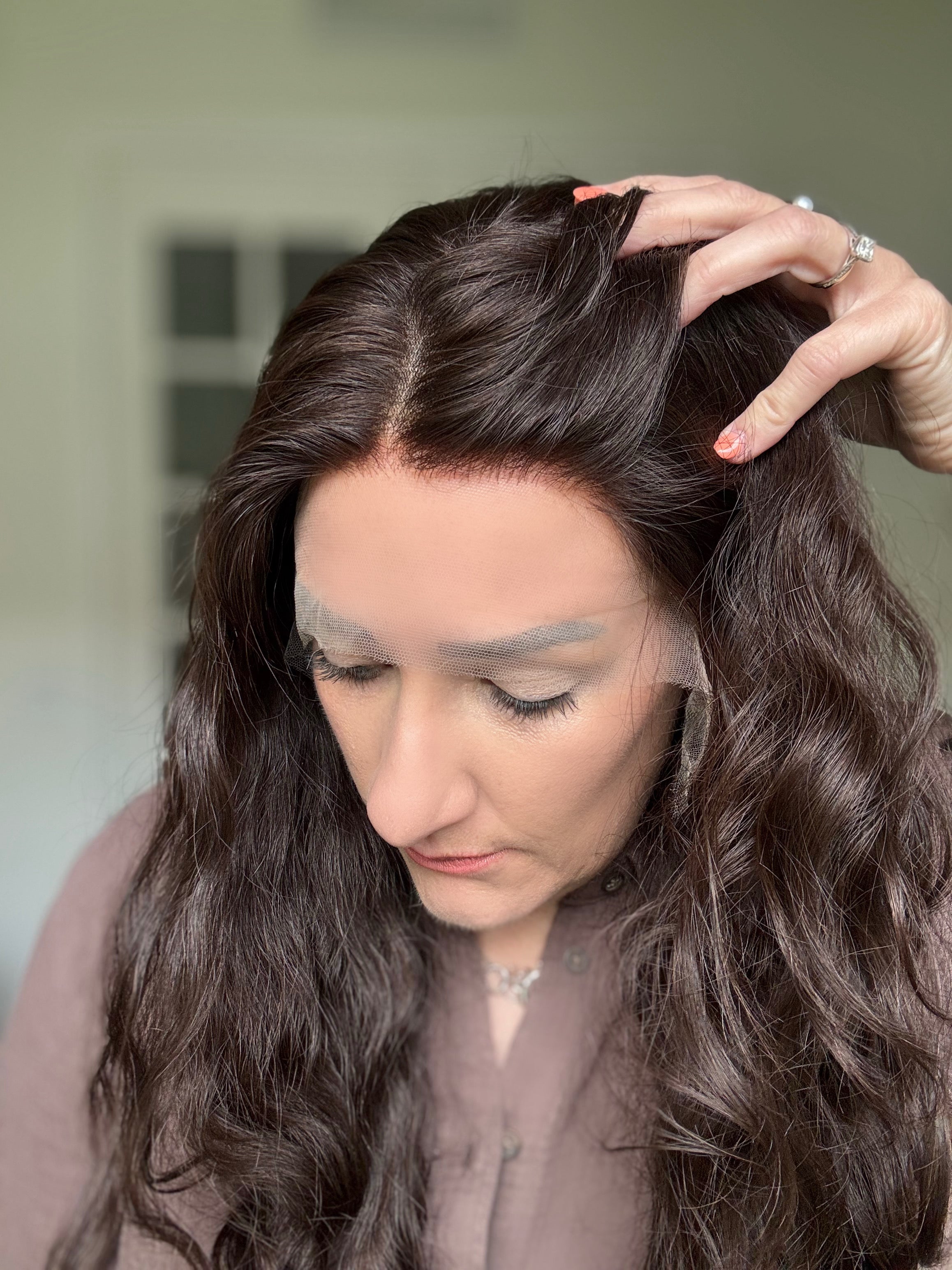 "Isla" Wavy Lace Top Wig (S)