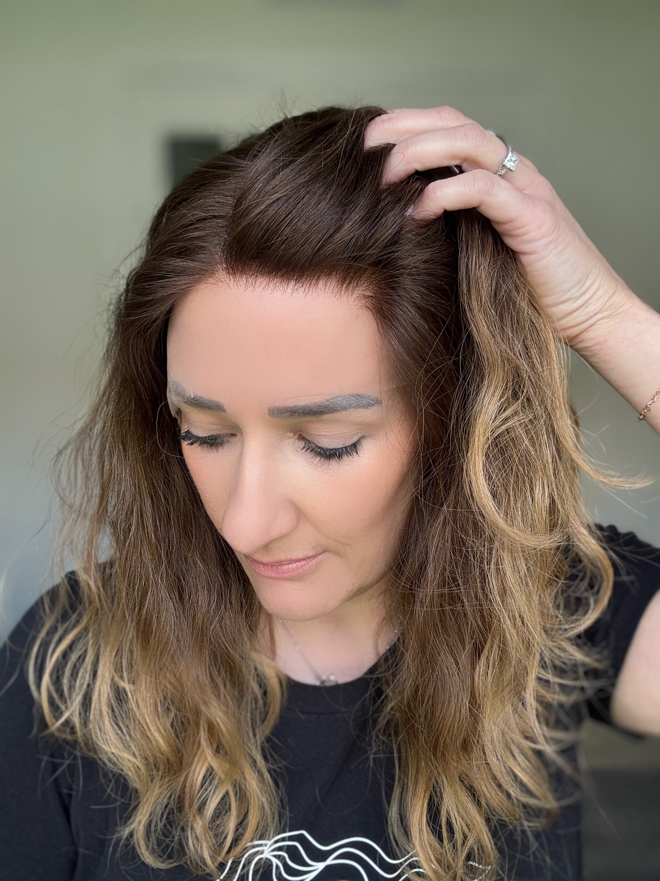 "Juniper" Wavy Lace Top Wig (S)