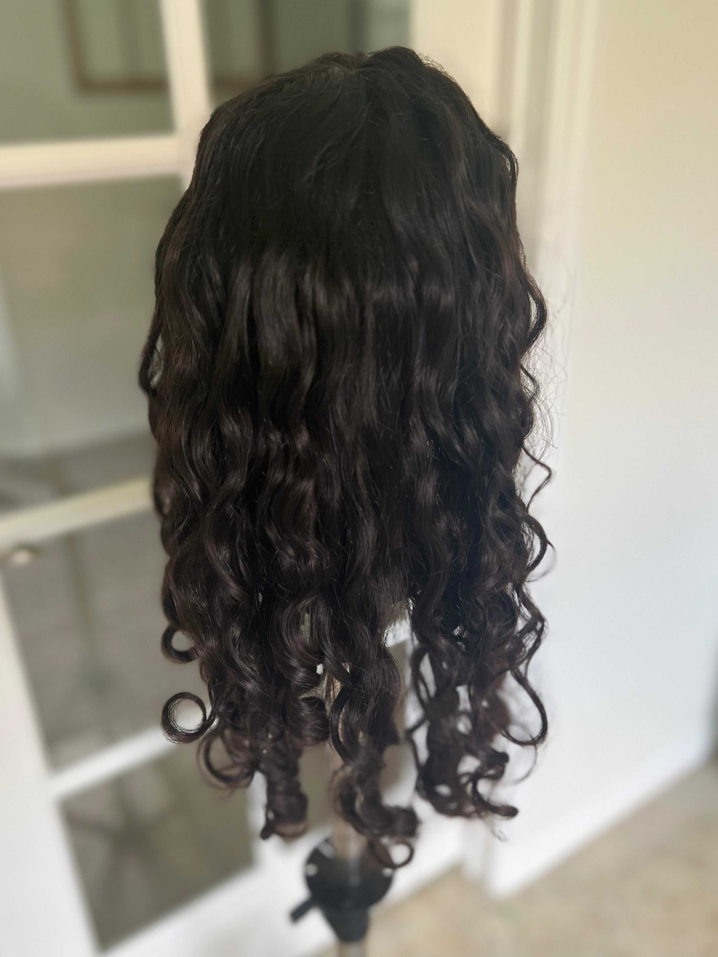 Pearl Collection no. 16 Virgin Slavic Curly Topper