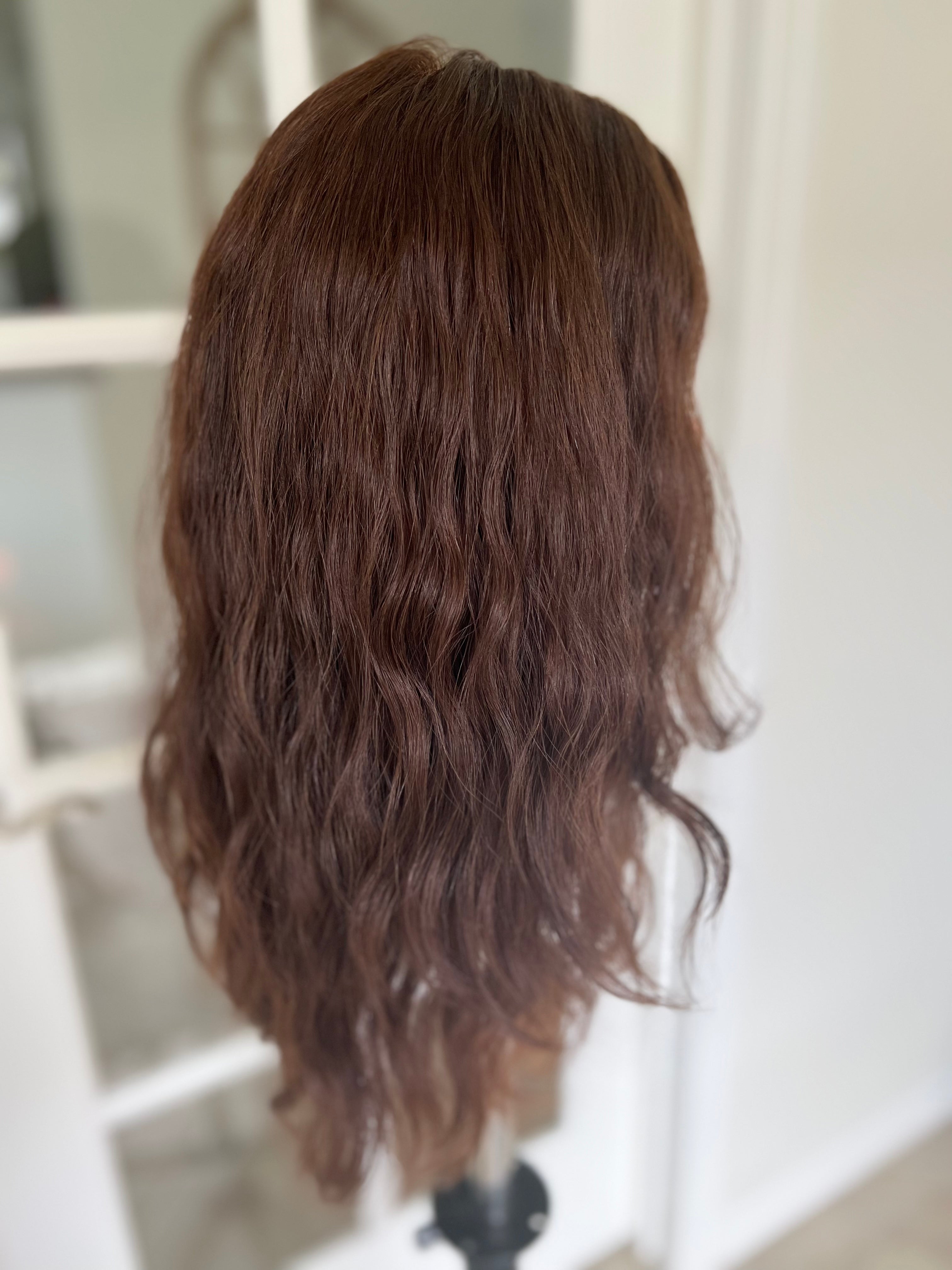 "Yara" Slight Wavy 8x8 Topper
