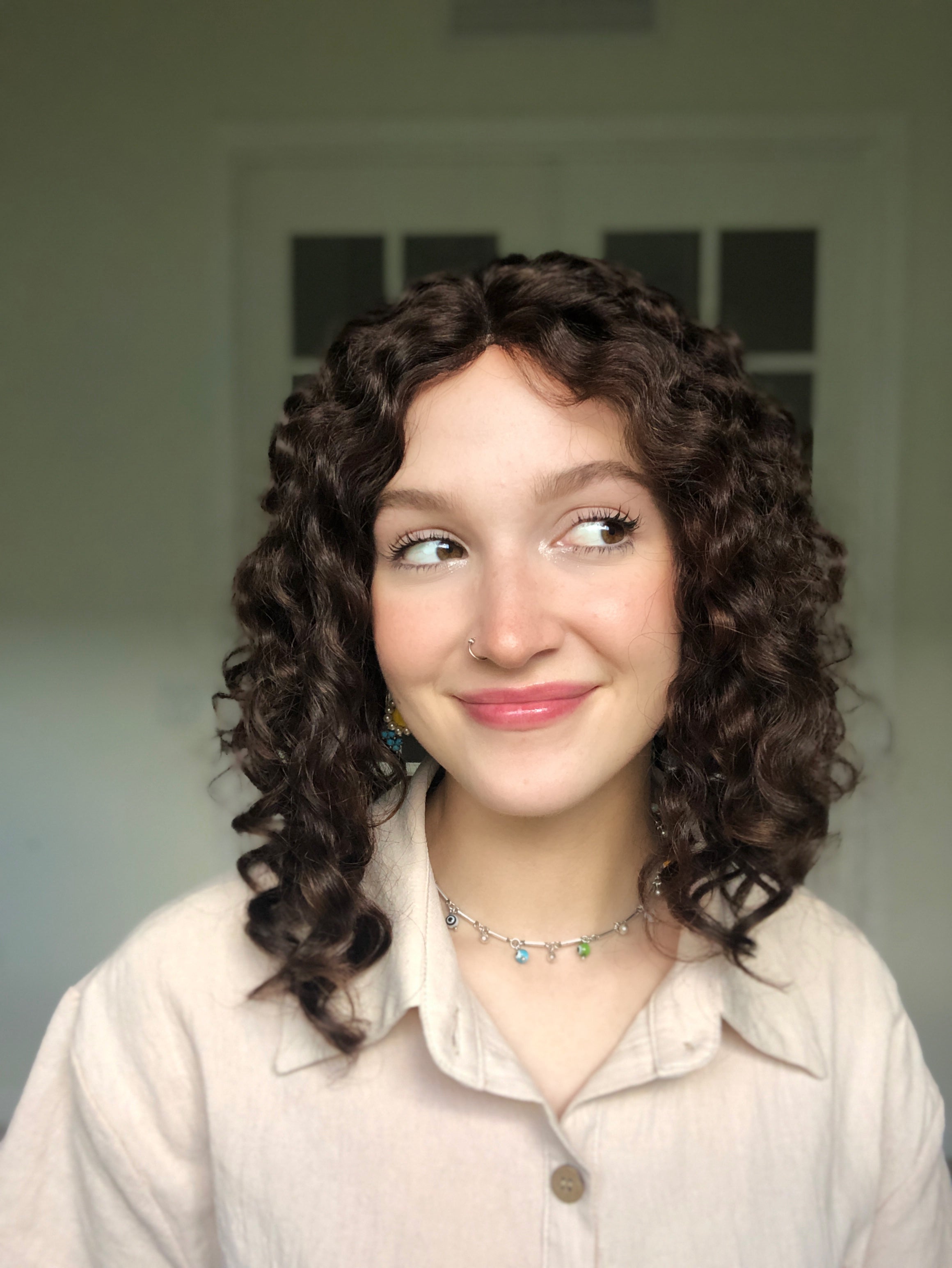 "Yara" Curly Closed Lace Topper