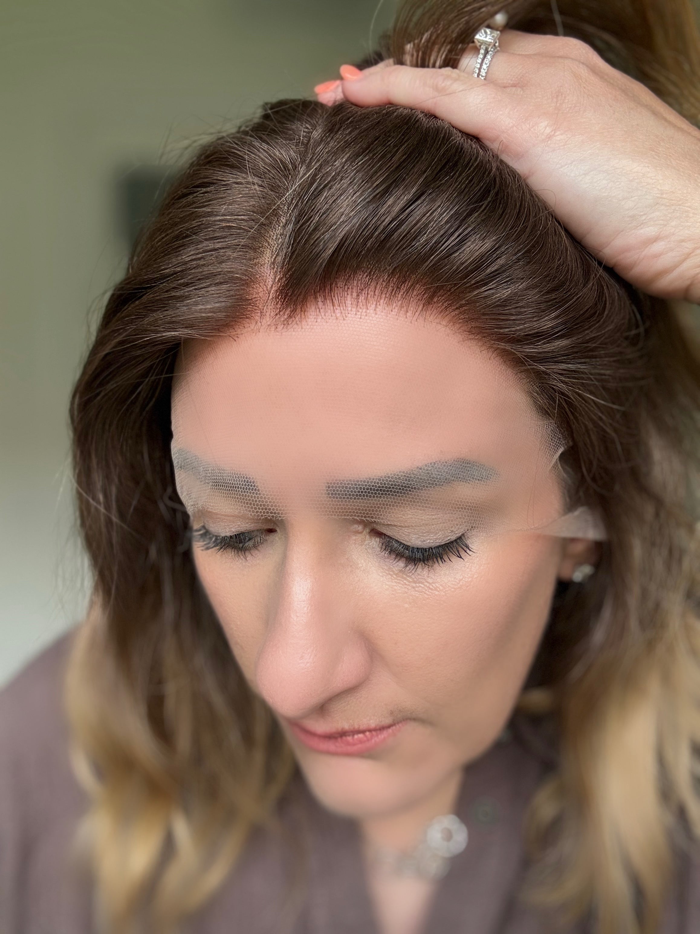 "Juniper" Wavy Lace Top Wig (S)