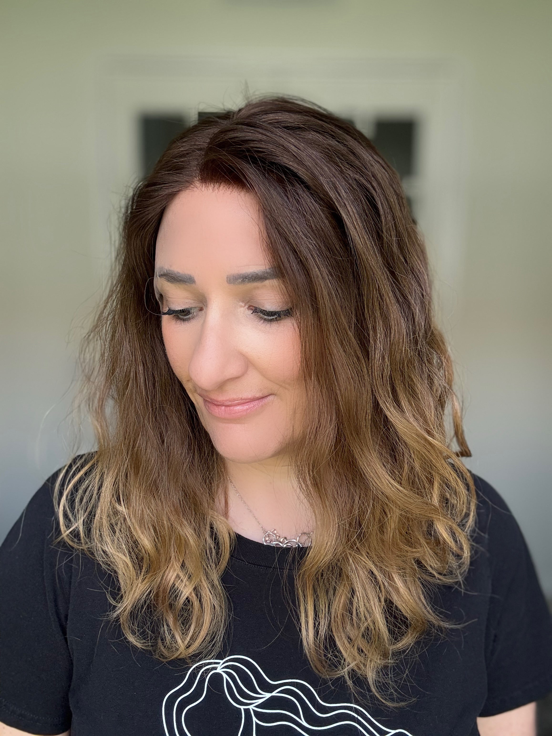 "Juniper" Wavy Lace Top Wig (S)