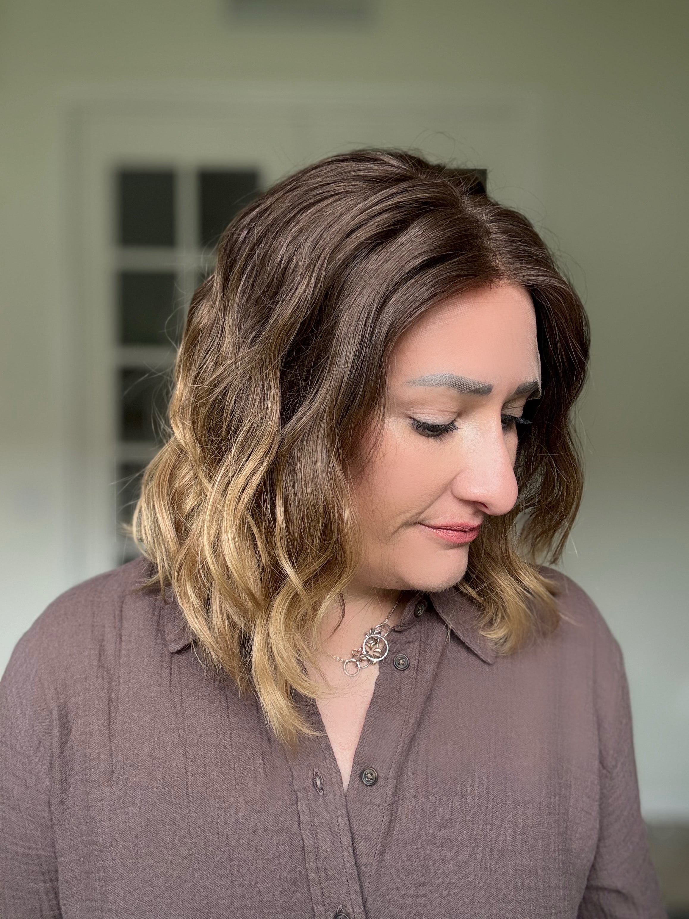 "Juniper" Wavy Lace Top Wig (S)