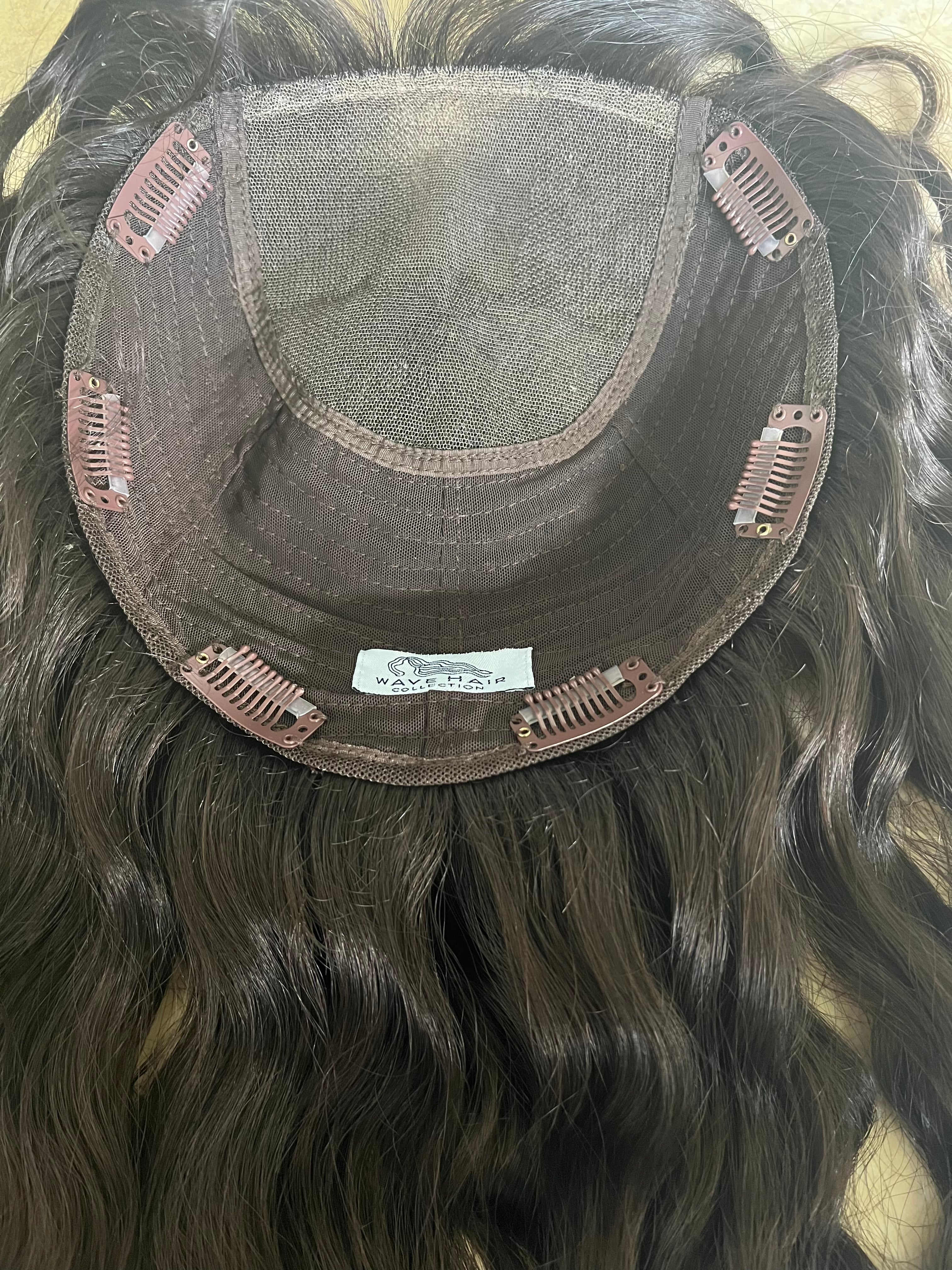 Pearl Collection no. 16 Virgin Slavic Curly Topper