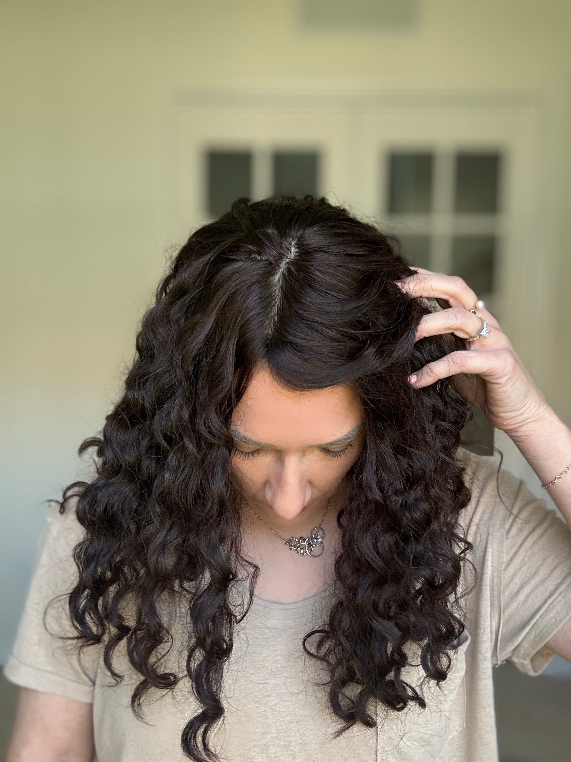 "Kelda" 7x7 Curly Topper