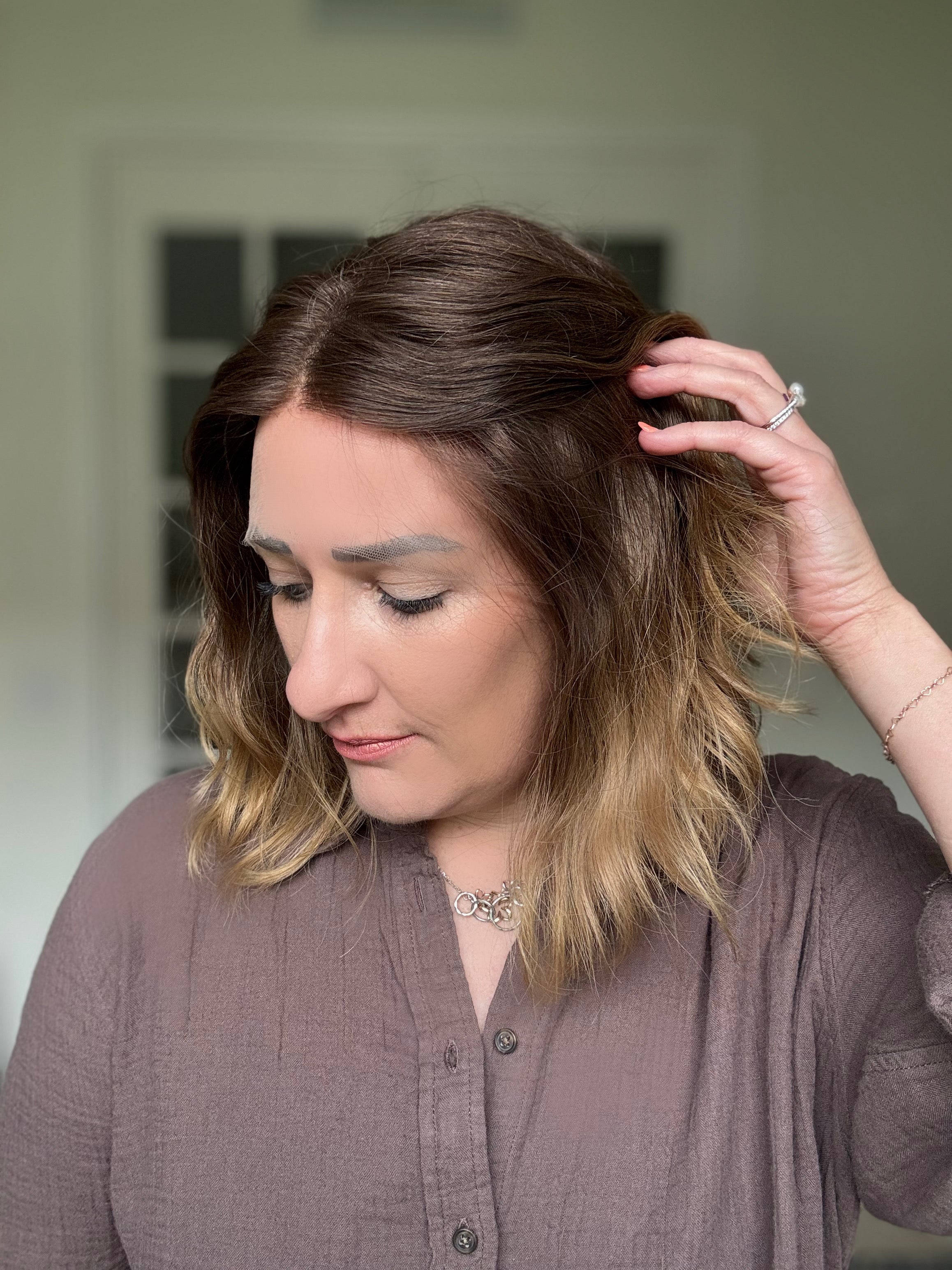 "Juniper" Wavy Lace Top Wig (S)