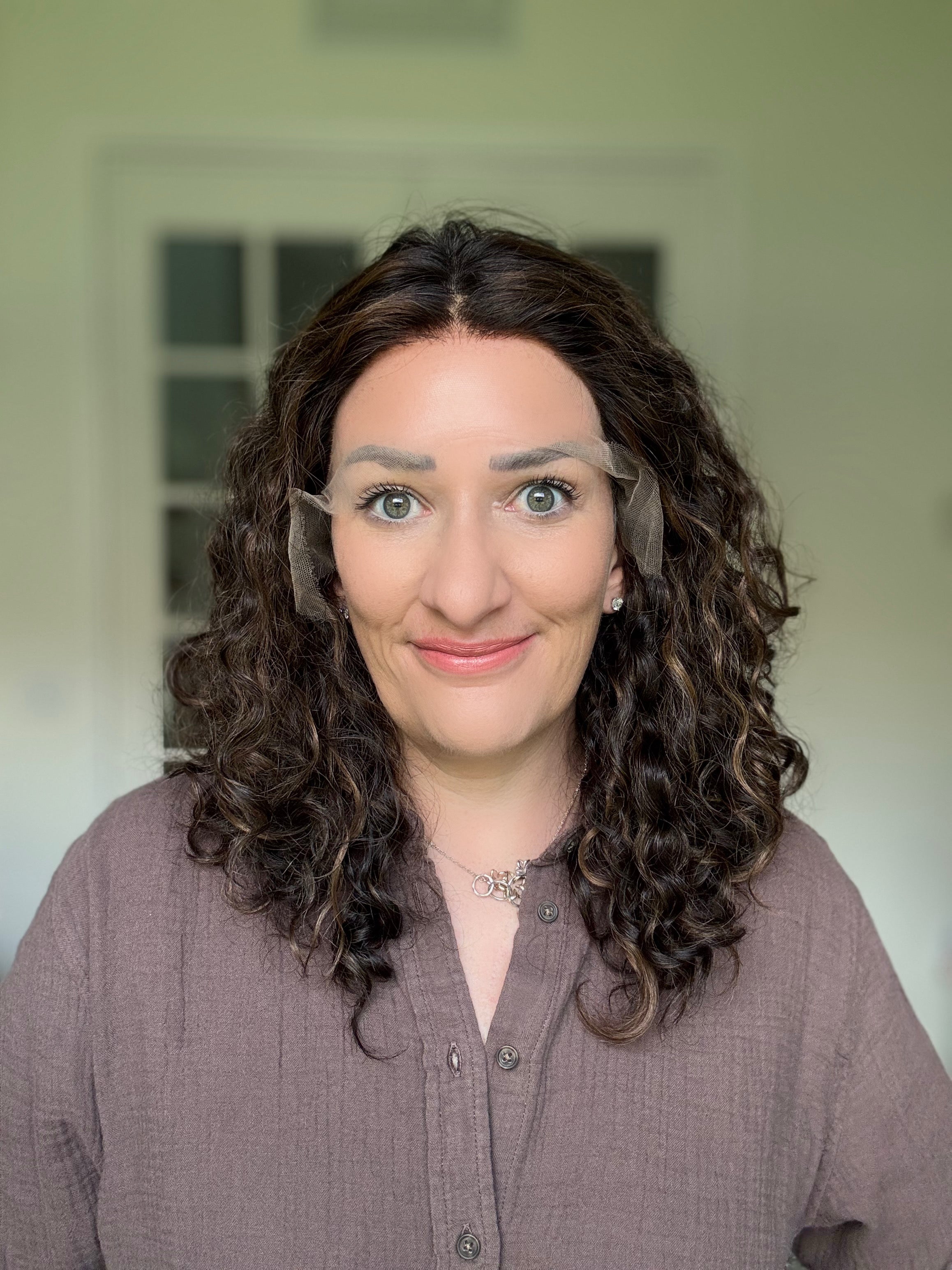 "Daria" Curly Lace Top Wig (S)