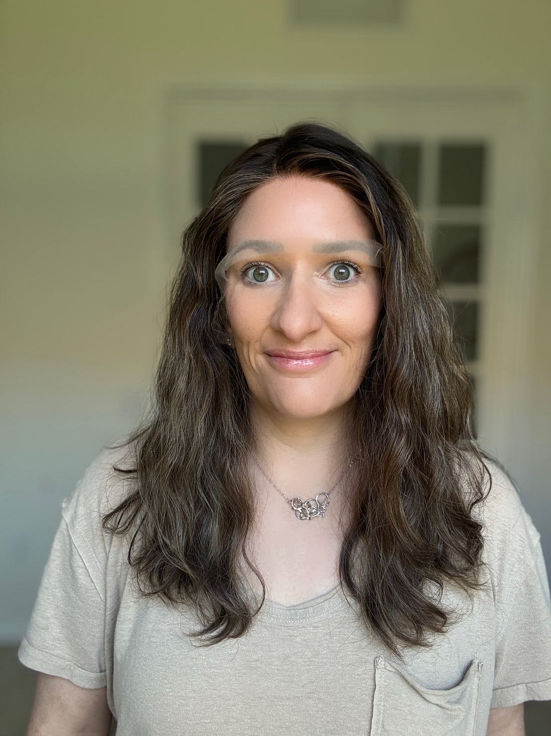 "Olive" Wavy Lace Top Wig (M)