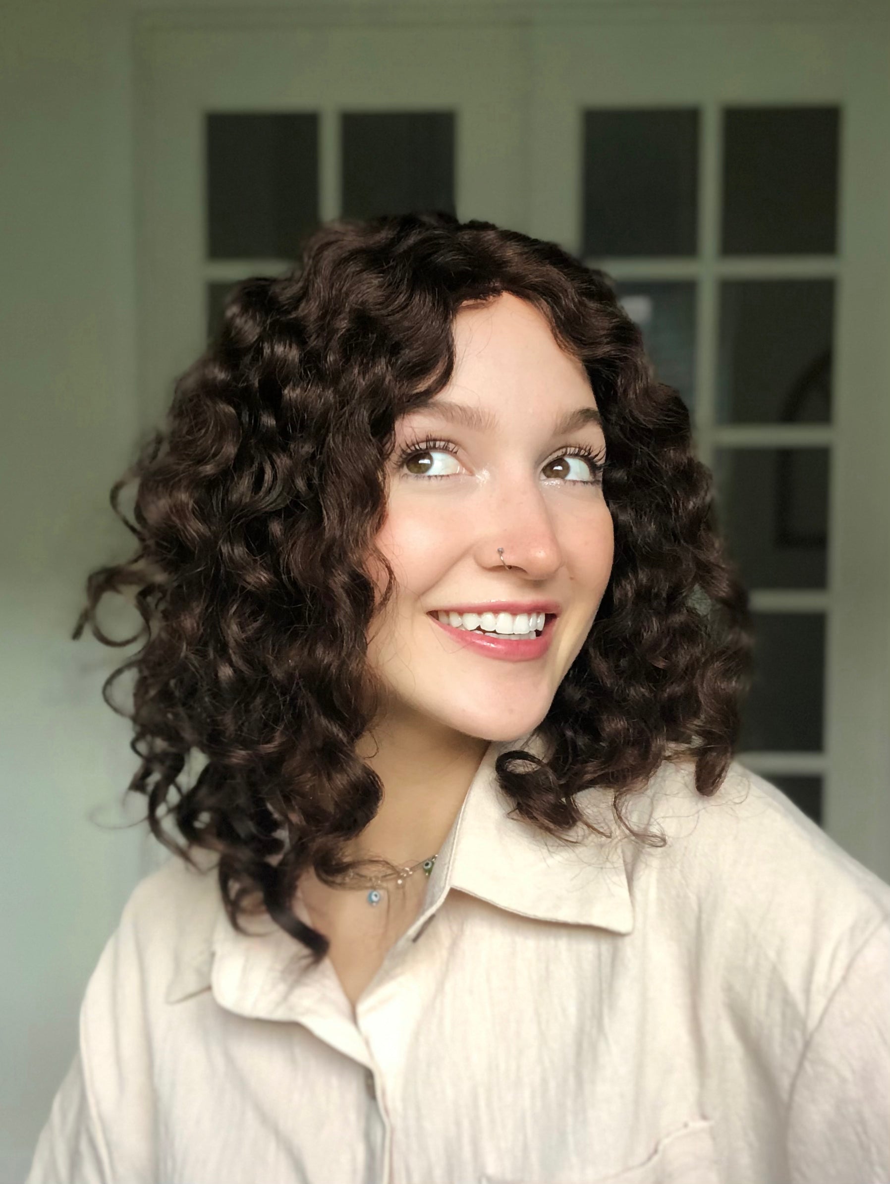 "Yara" Curly Closed Lace Topper