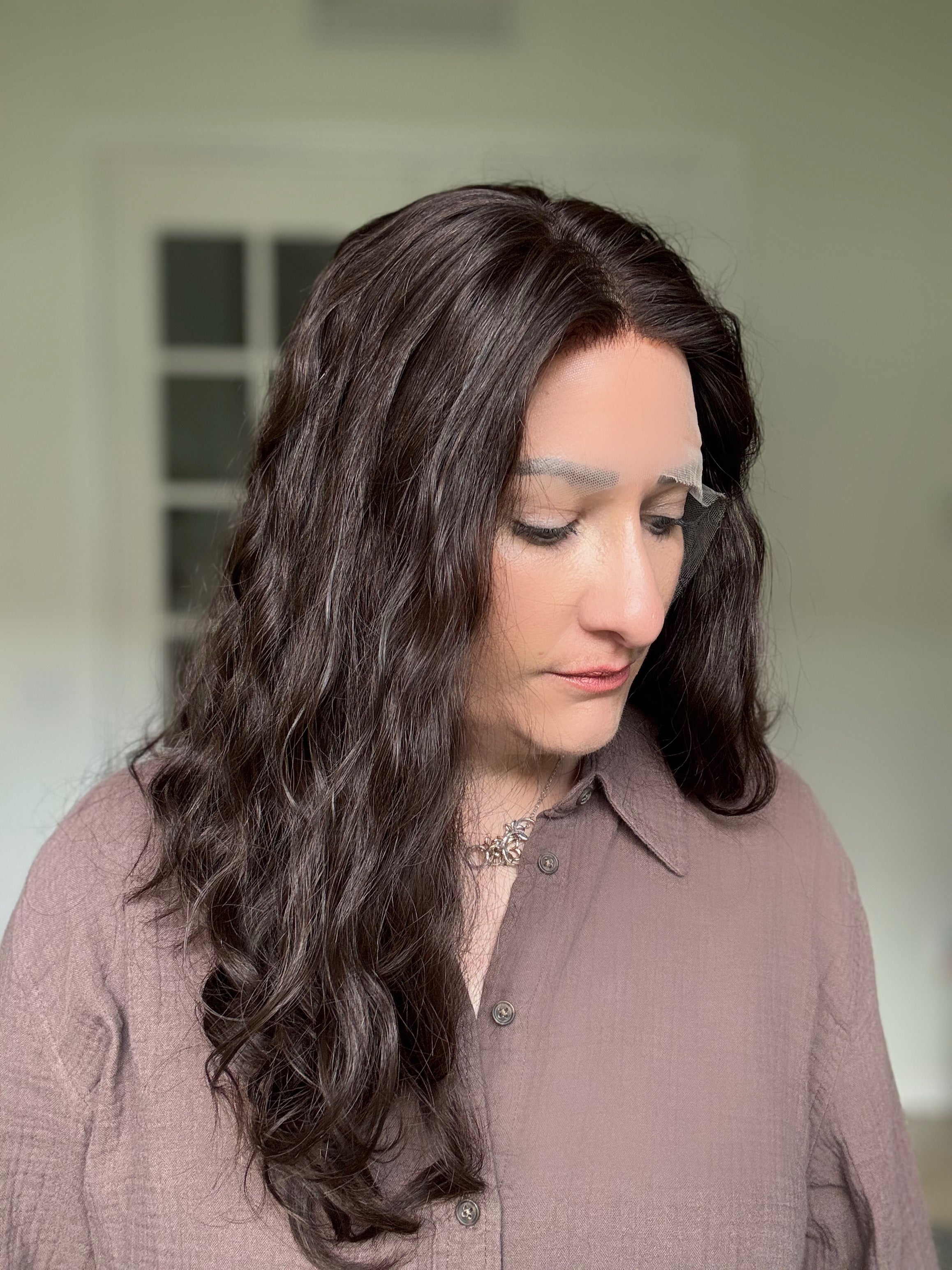 "Isla" Wavy Lace Top Wig (S)