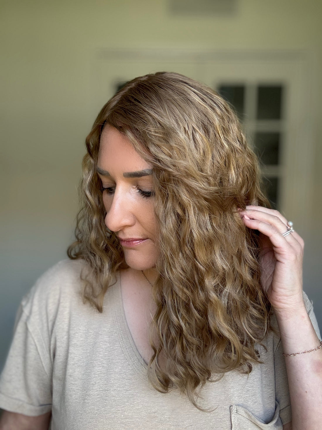 "Marina" 9x9 Curly Topper