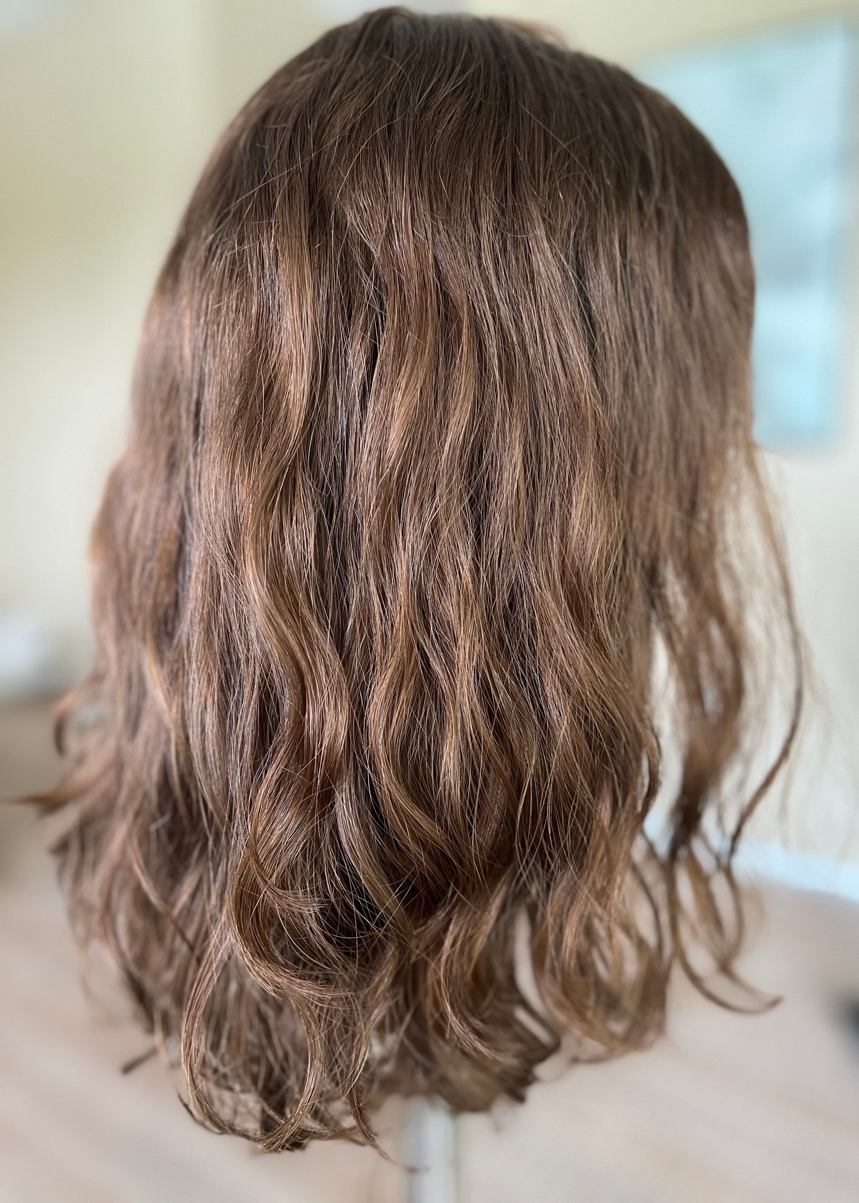 Pearl Collection no.3 Virgin Slavic Wavy Lace Top Wig (XS/S)