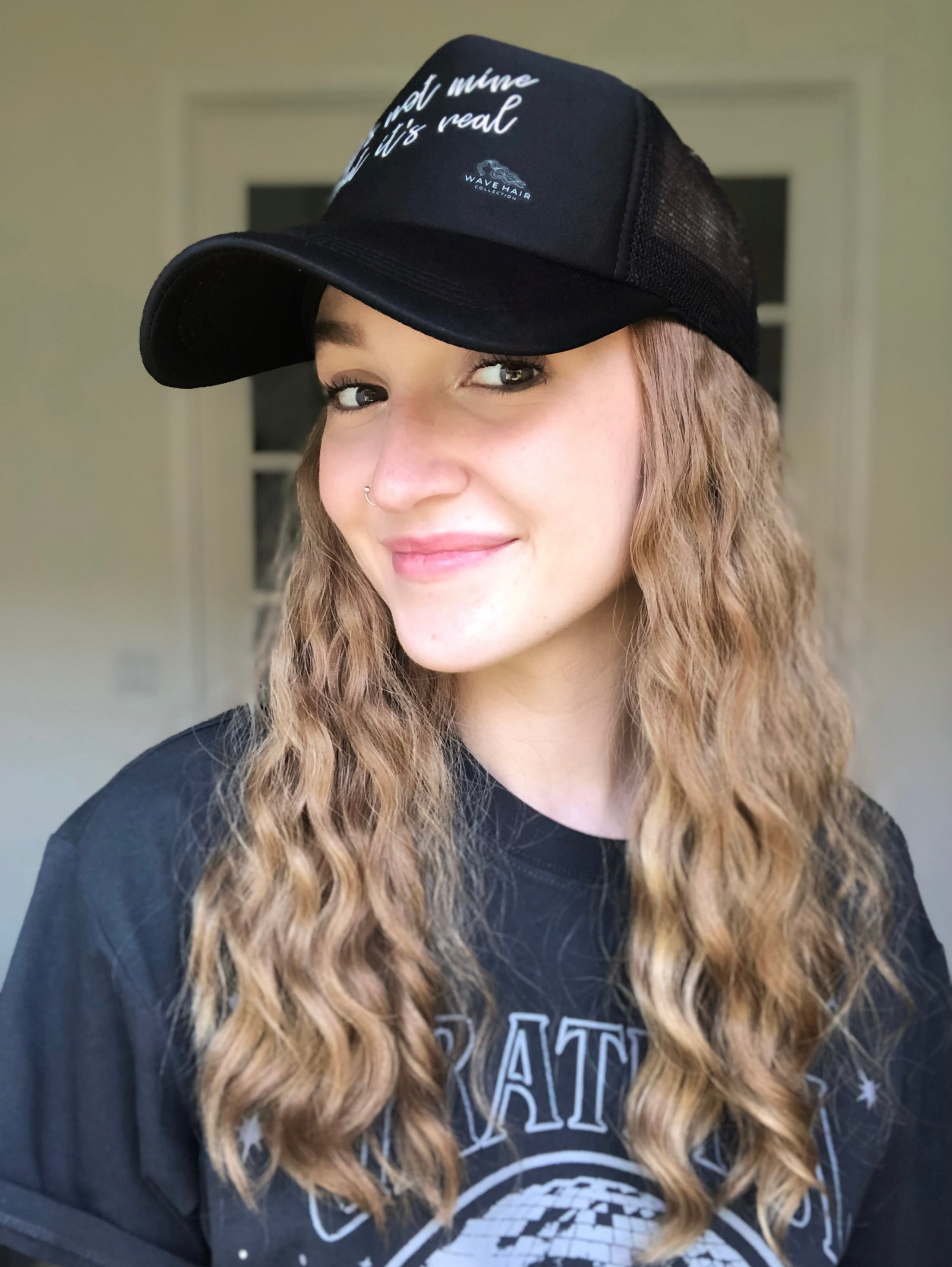 "Marina" Curly Hat Wig (S)