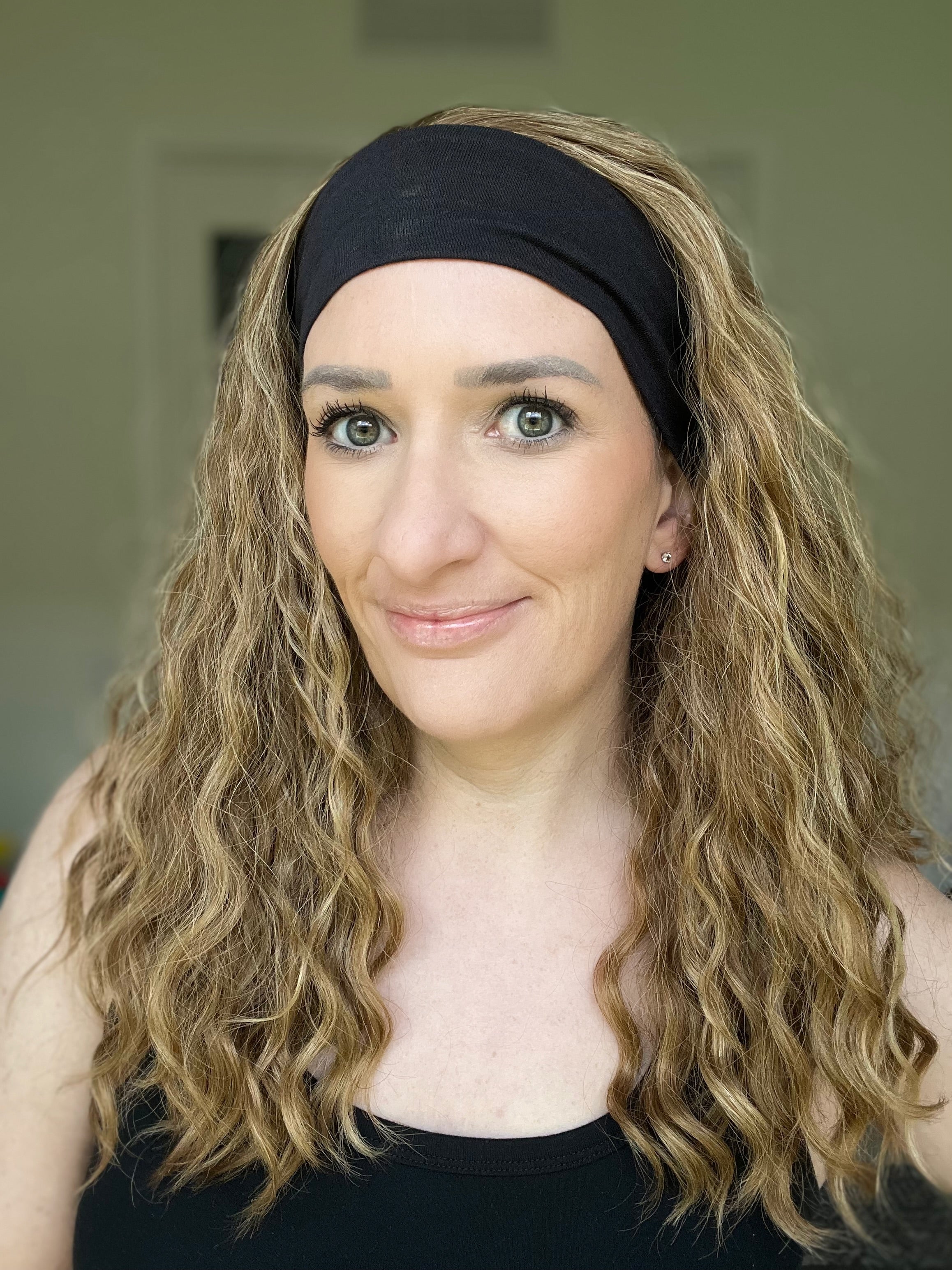 "Jenna" Curly Bandfall Wig (M)