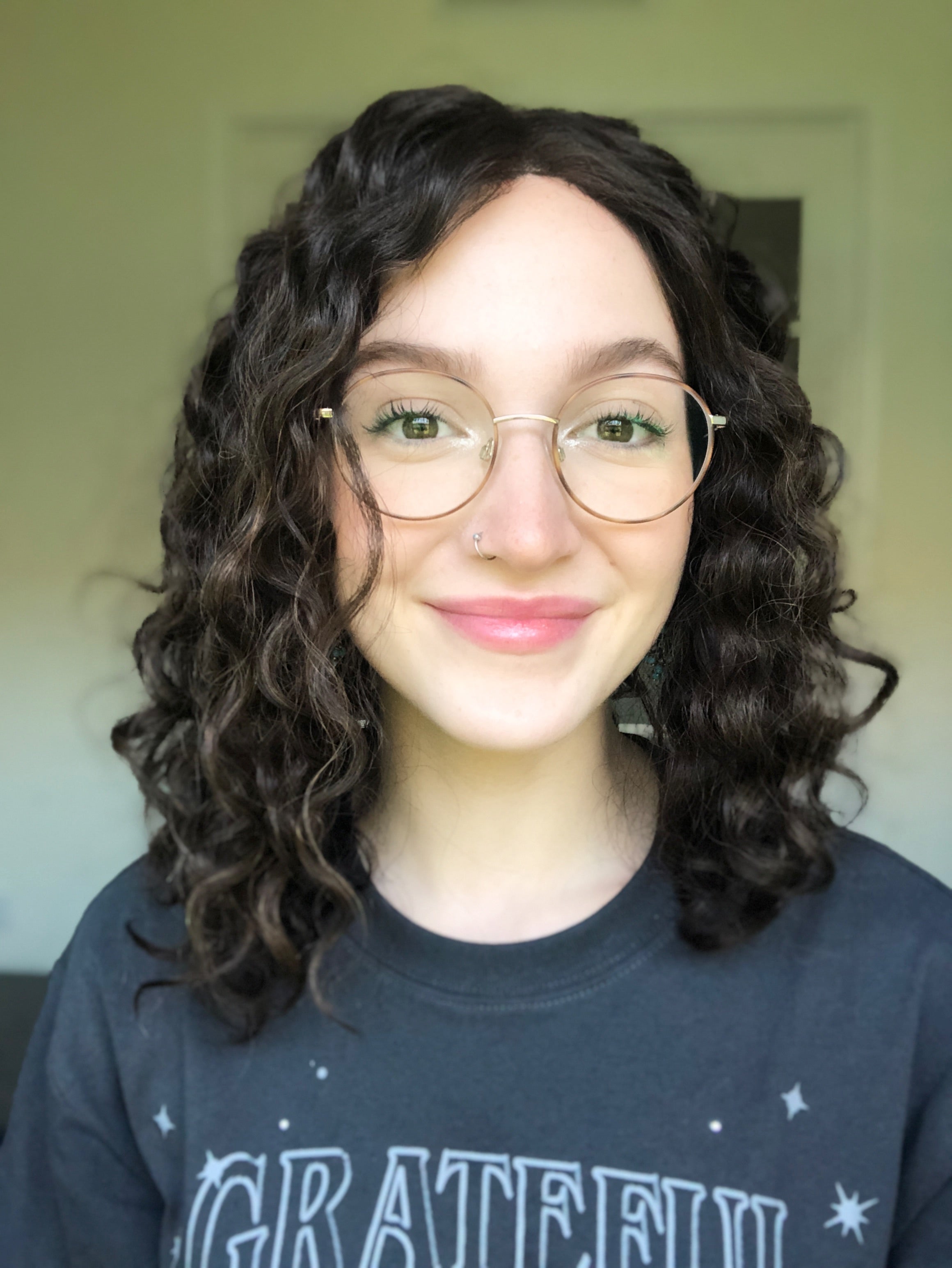 "Beryl" Curly Closed Lace Topper