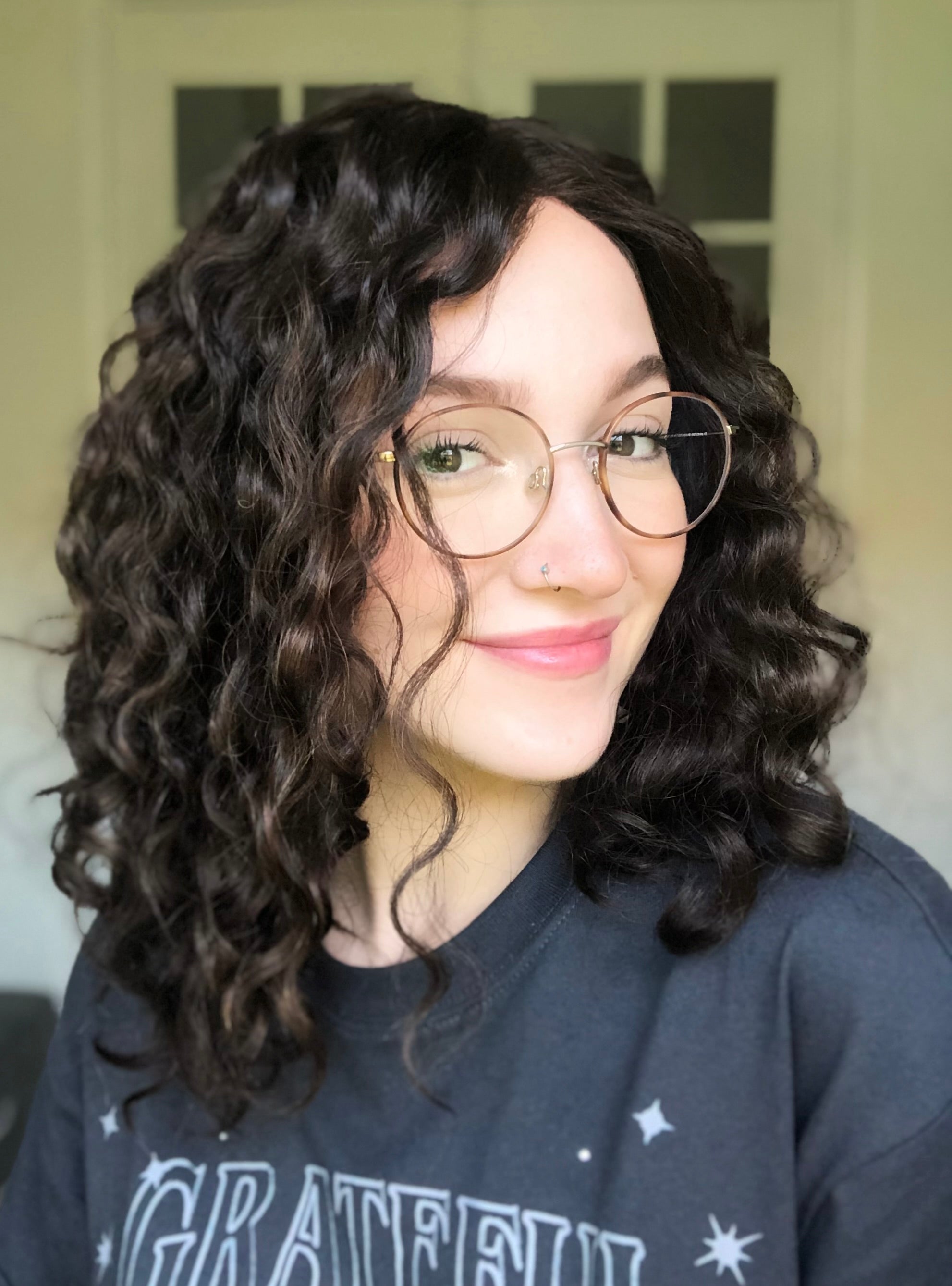 "Beryl" Curly Closed Lace Topper