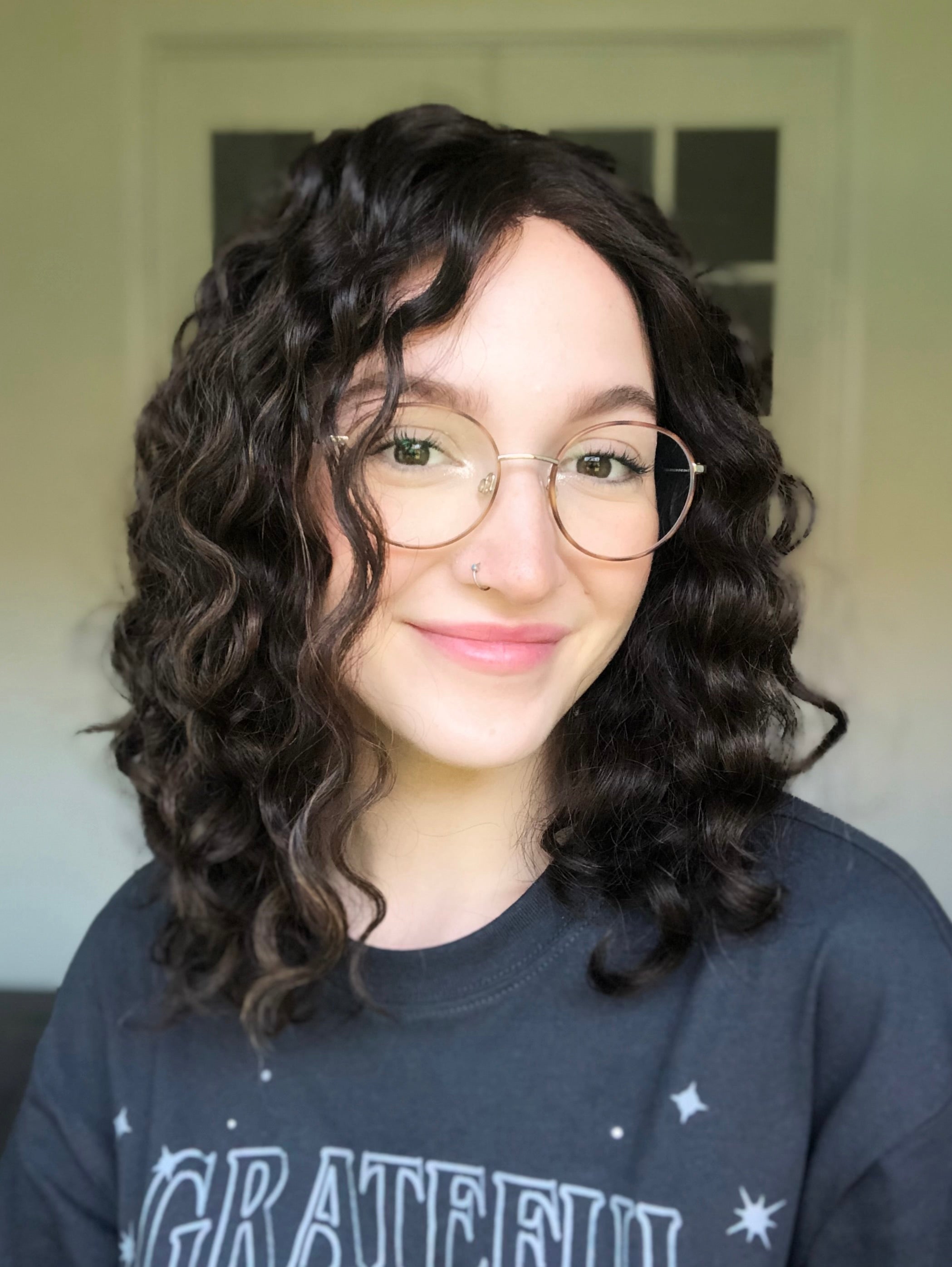 "Beryl" Curly Closed Lace Topper