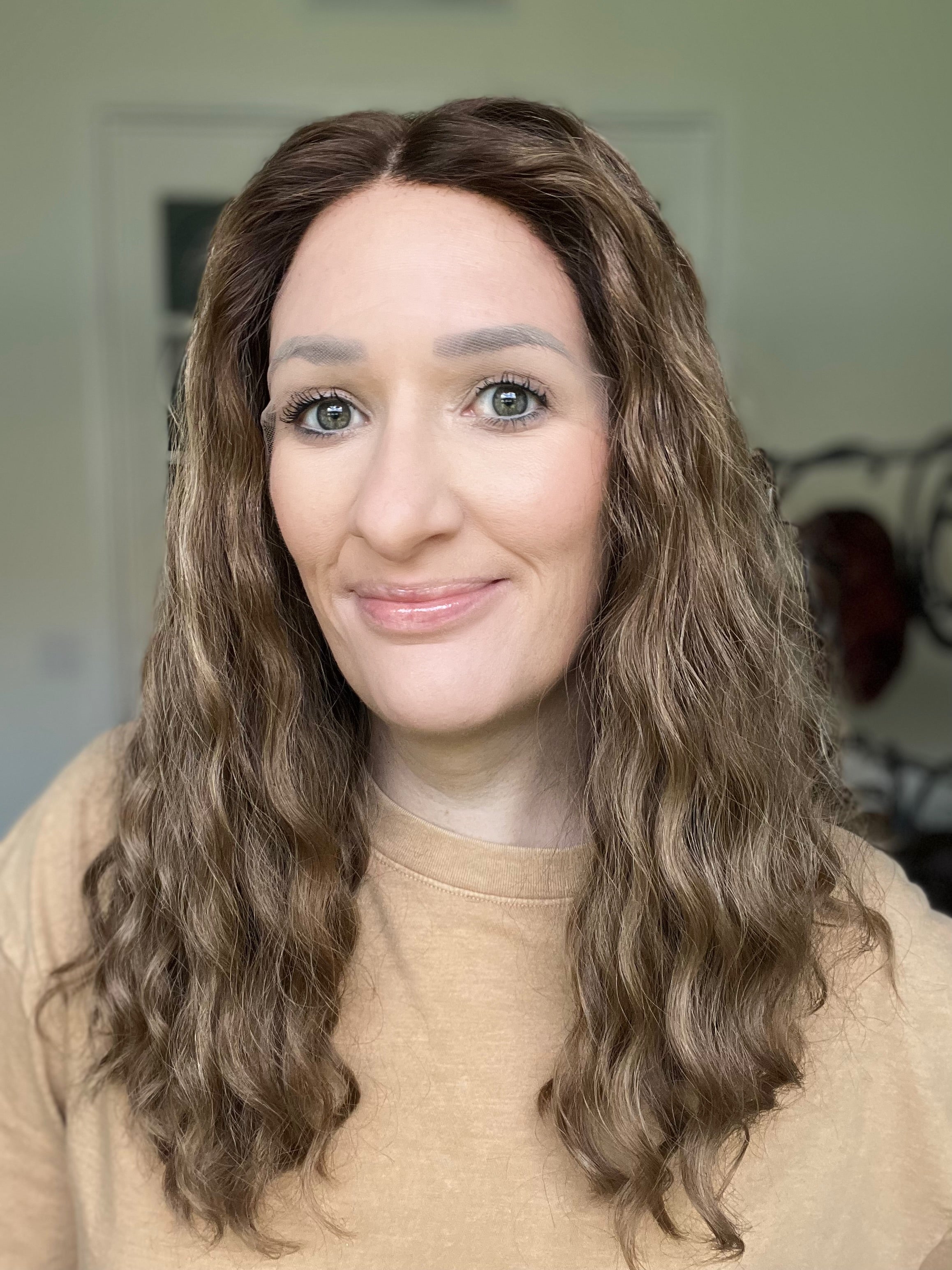 "Jenna" + rooting & lowlights - Lace Top Wig (S/M)