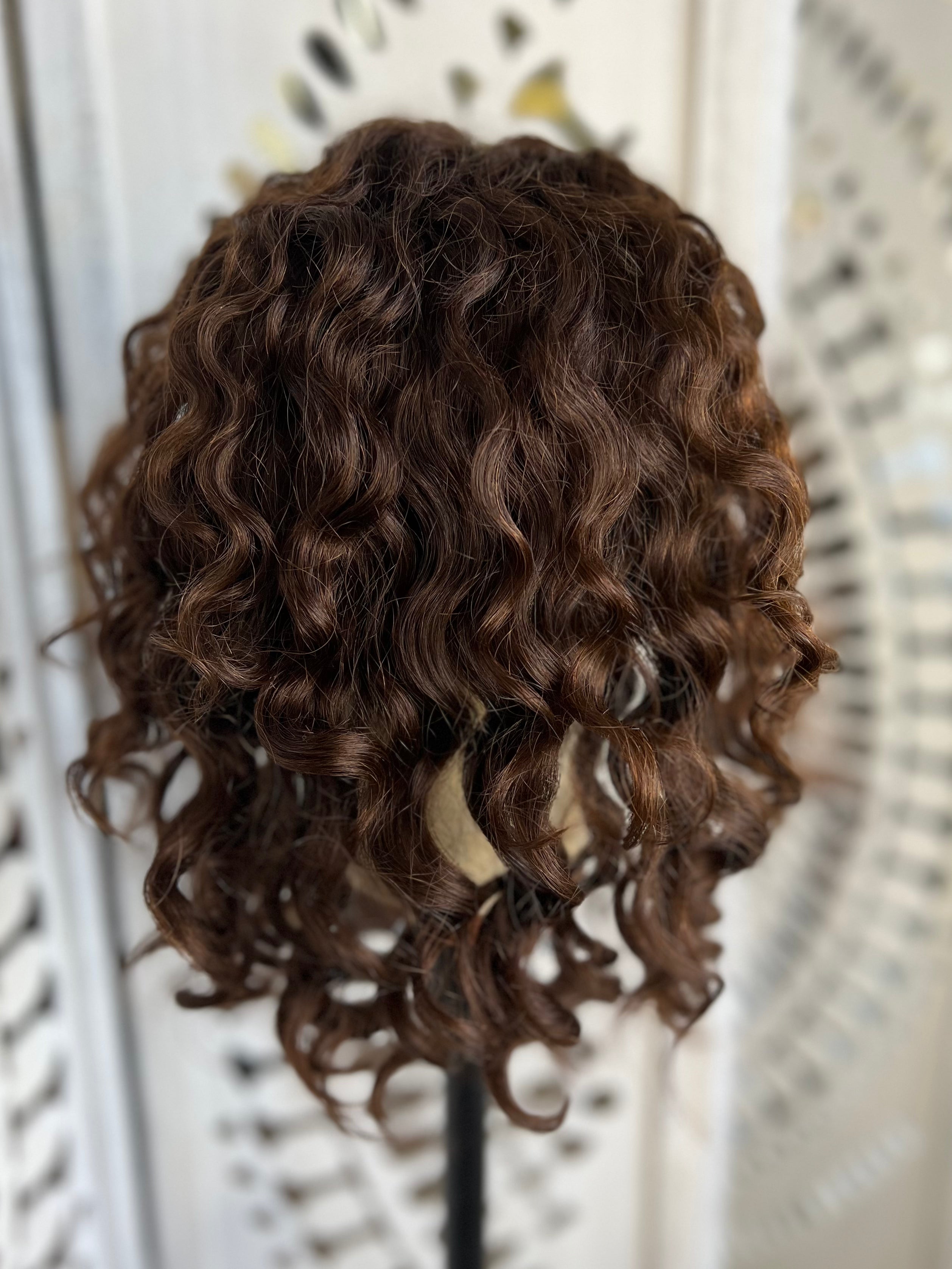 "Yara" Curly Closed Lace Topper