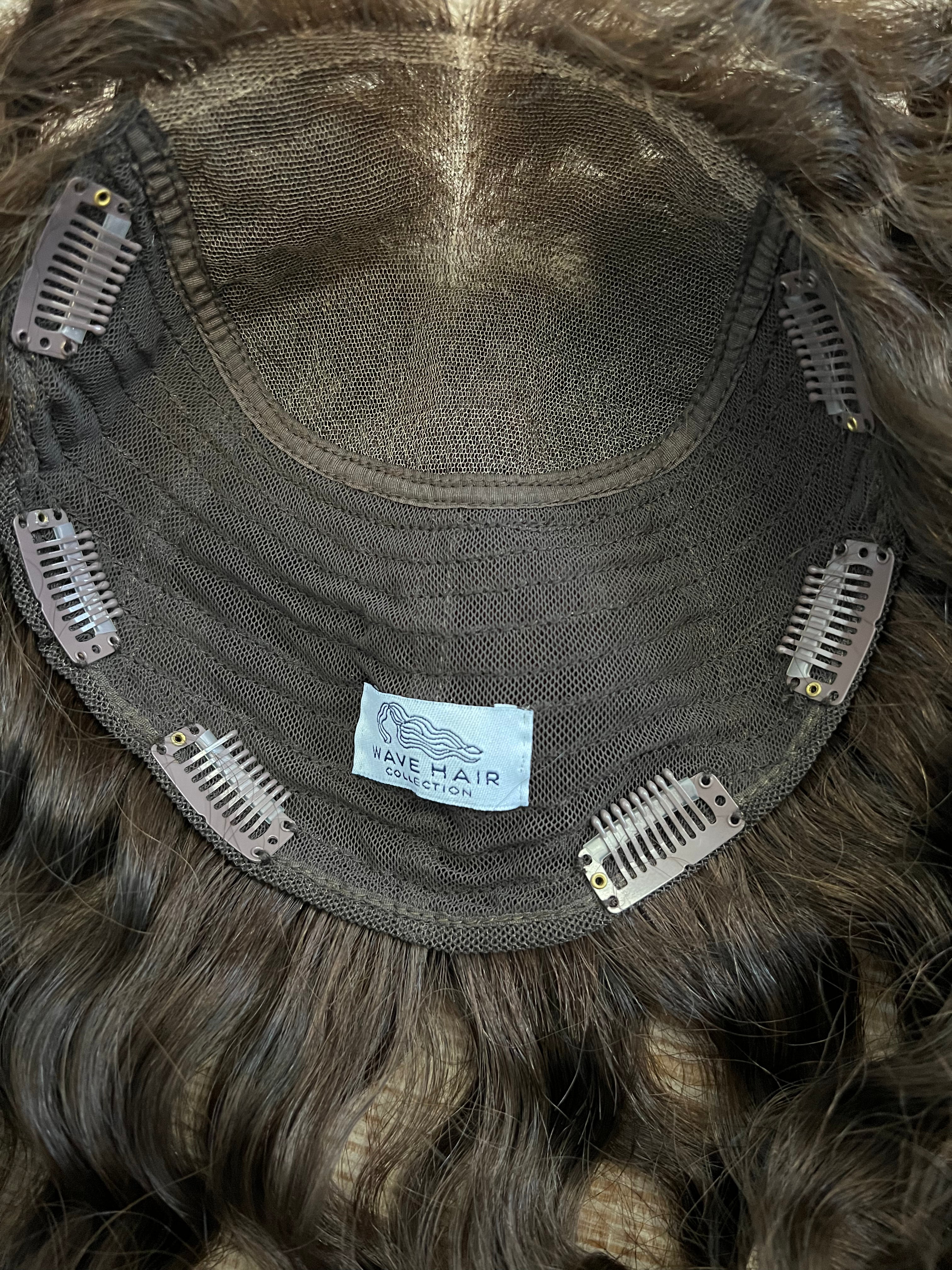 "Yara" Curly Closed Lace Topper