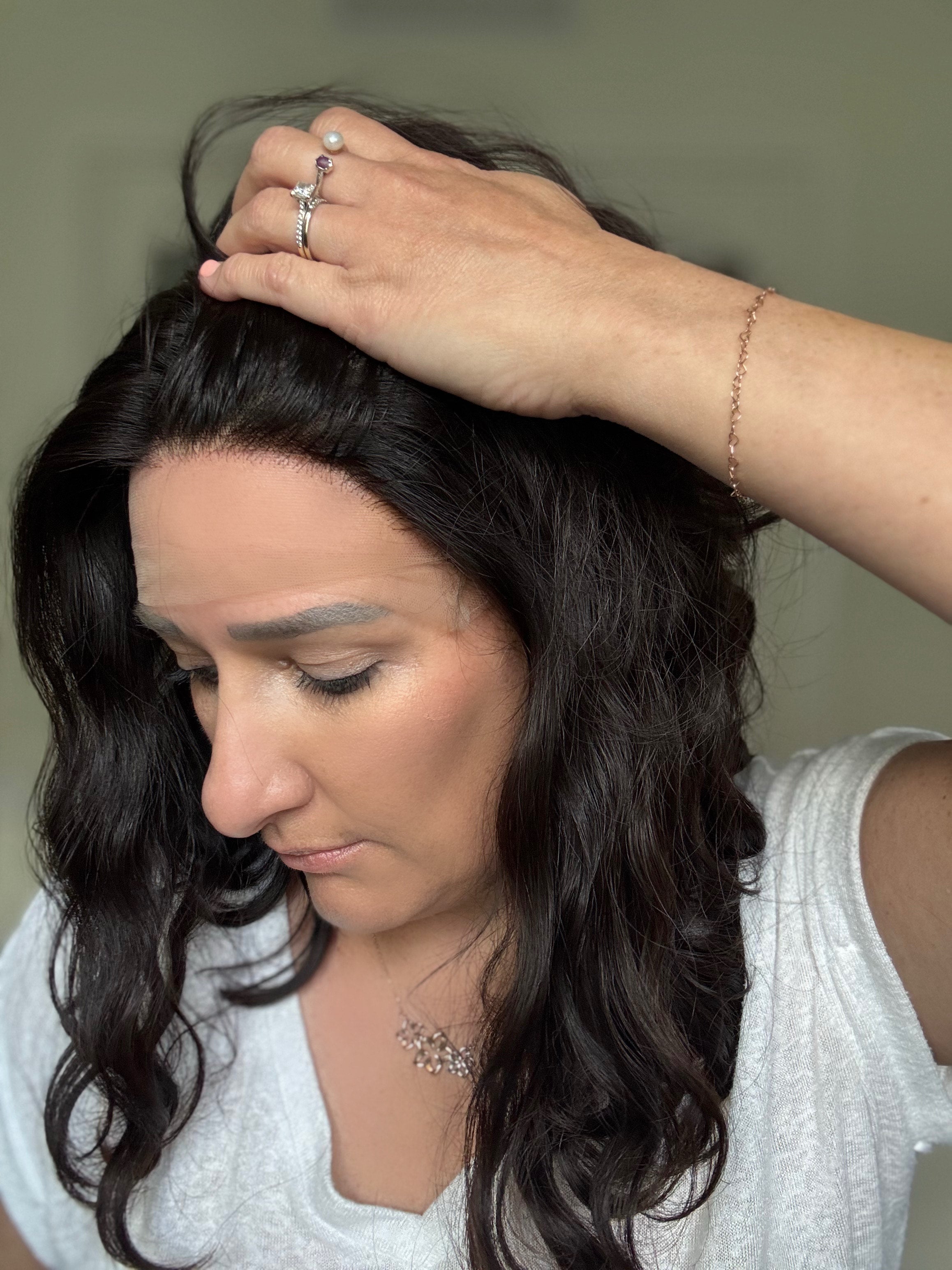 "Cari" Wavy Lace Top Wig (M)
