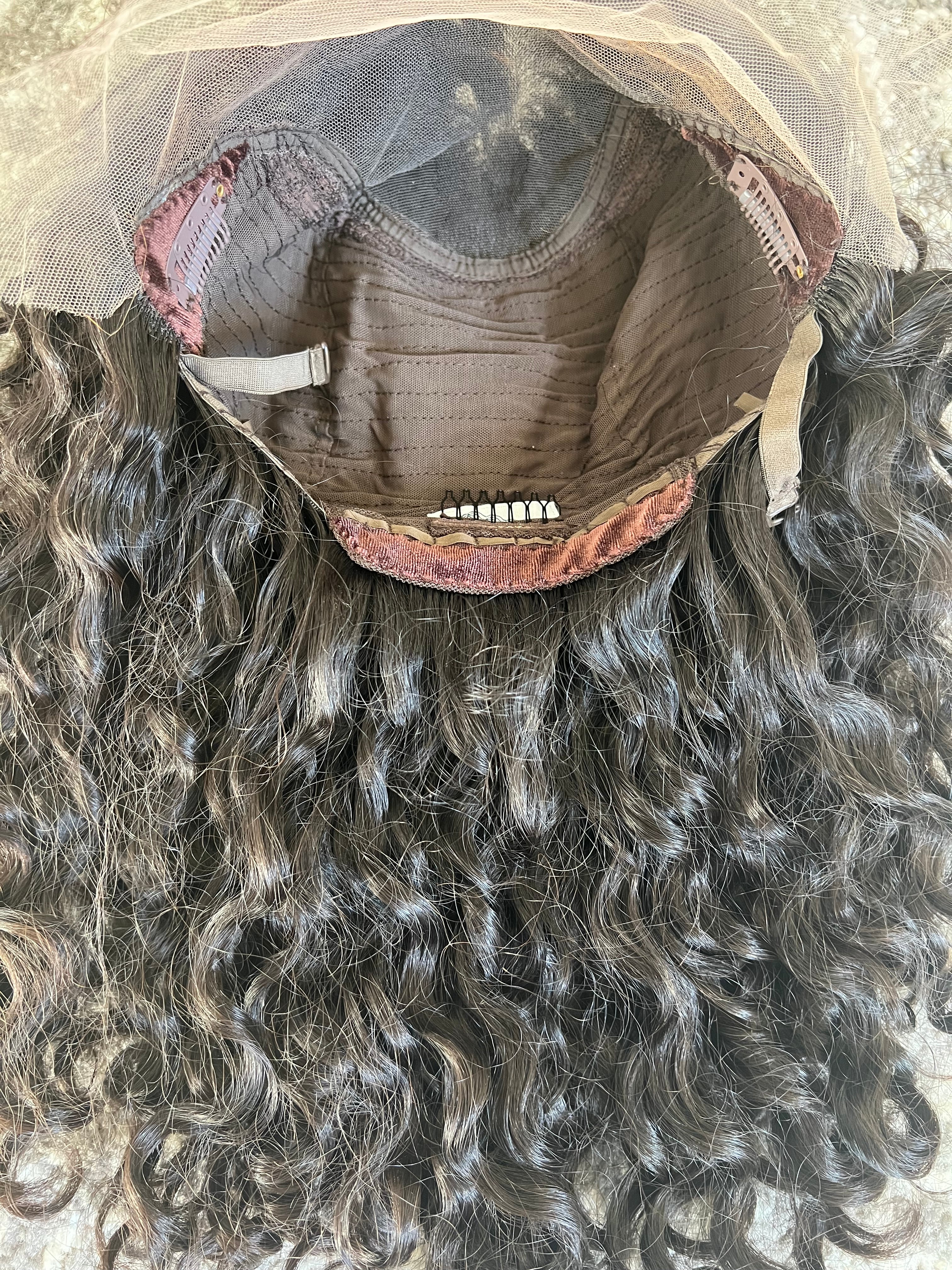 "Cari Curly Lace Top Wig (S)