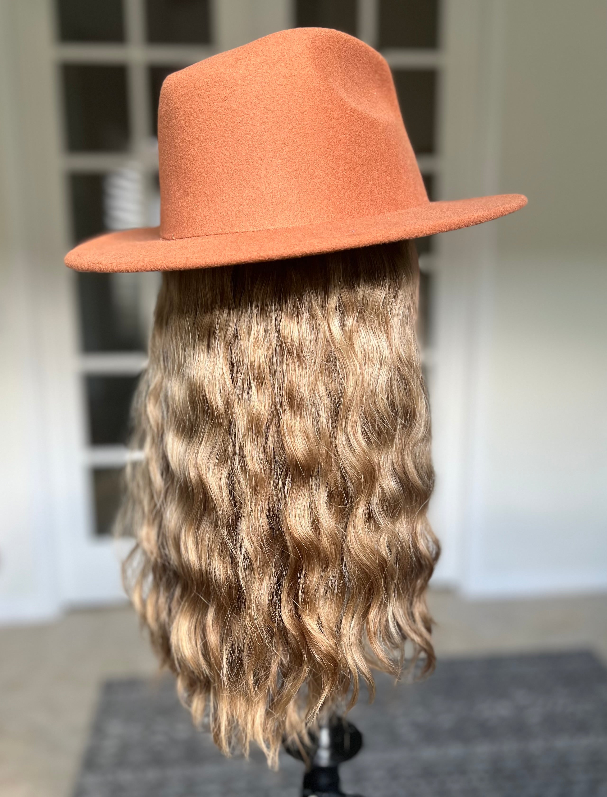 "Marina" Curly Hat Wig (S)