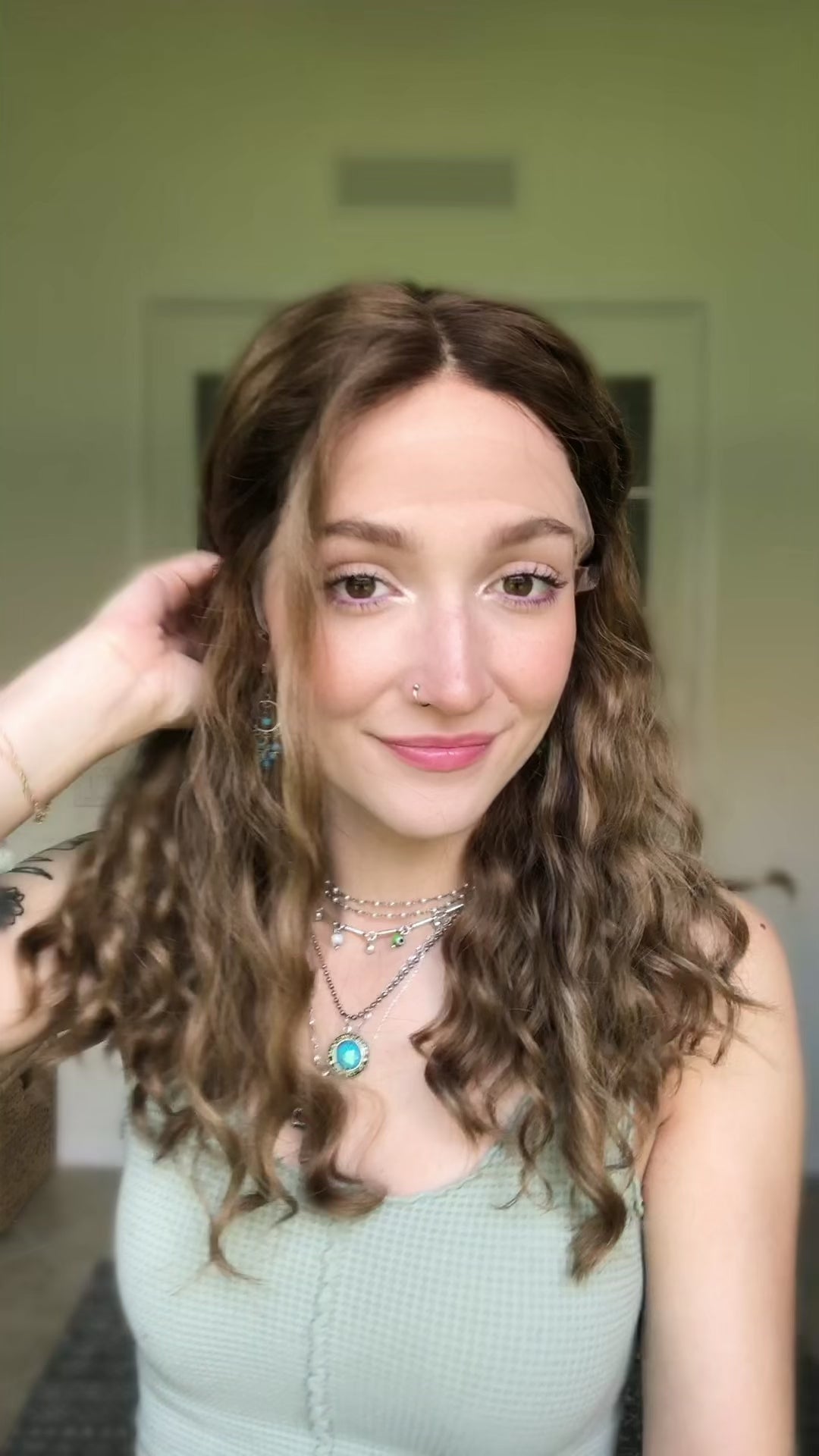 "Jenna" + rooting & lowlights - Lace Top Wig (S/M)