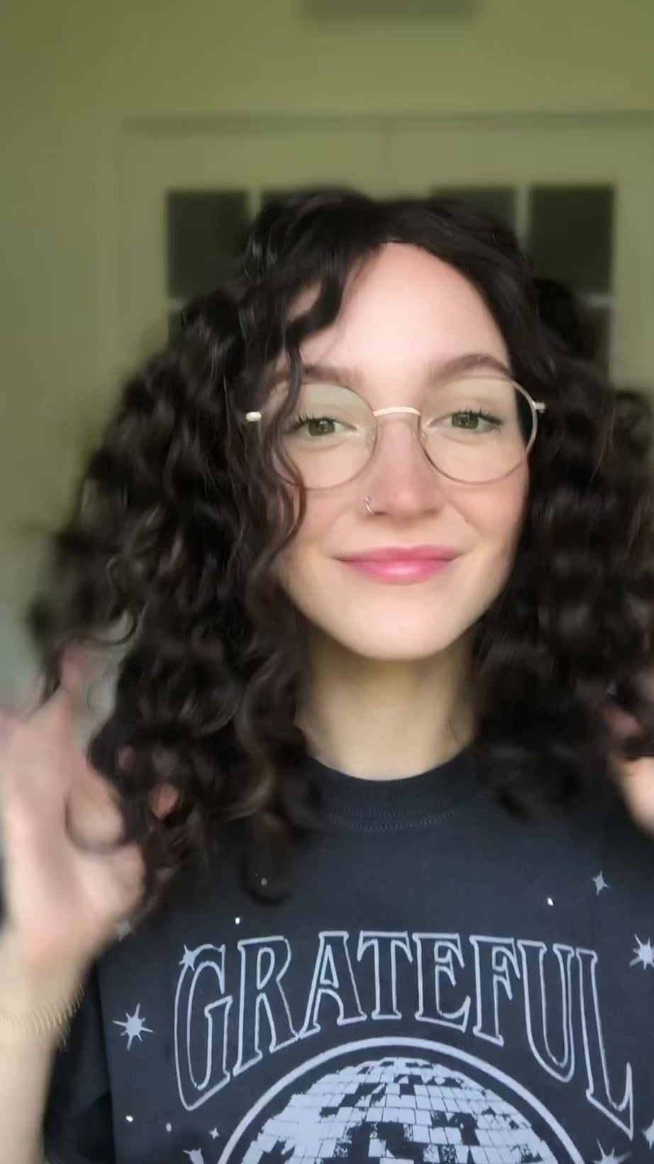 "Beryl" Curly Closed Lace Topper