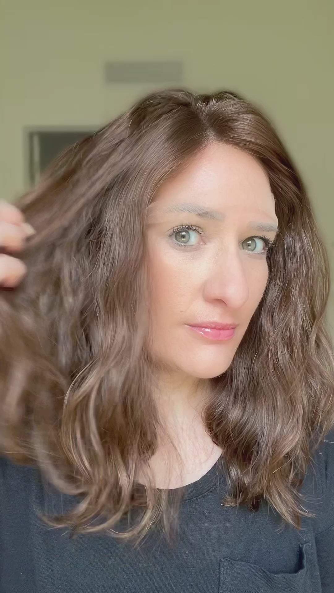 Pearl Collection no.3 Virgin Slavic Wavy Lace Top Wig (XS/S)