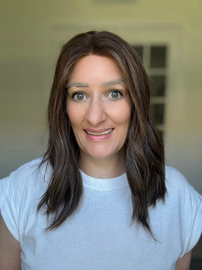 &quot;Wren&quot; 10x10 Lace Front Topper