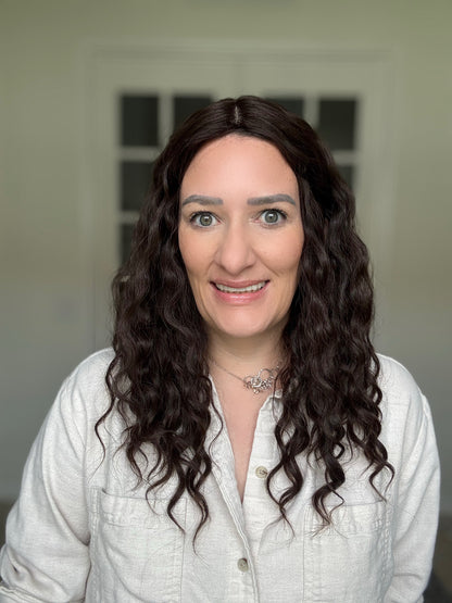 &quot;Isla&quot; 7x7 Curly Topper