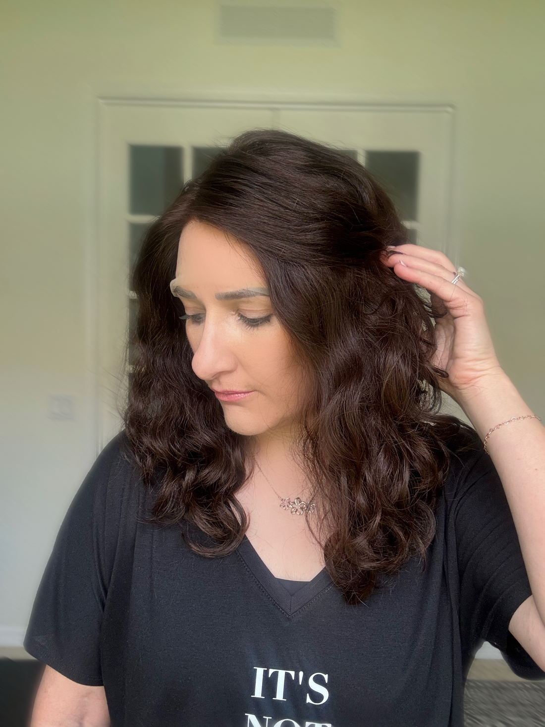 &quot;Isla&quot; Wavy Lace Top Wig (S)