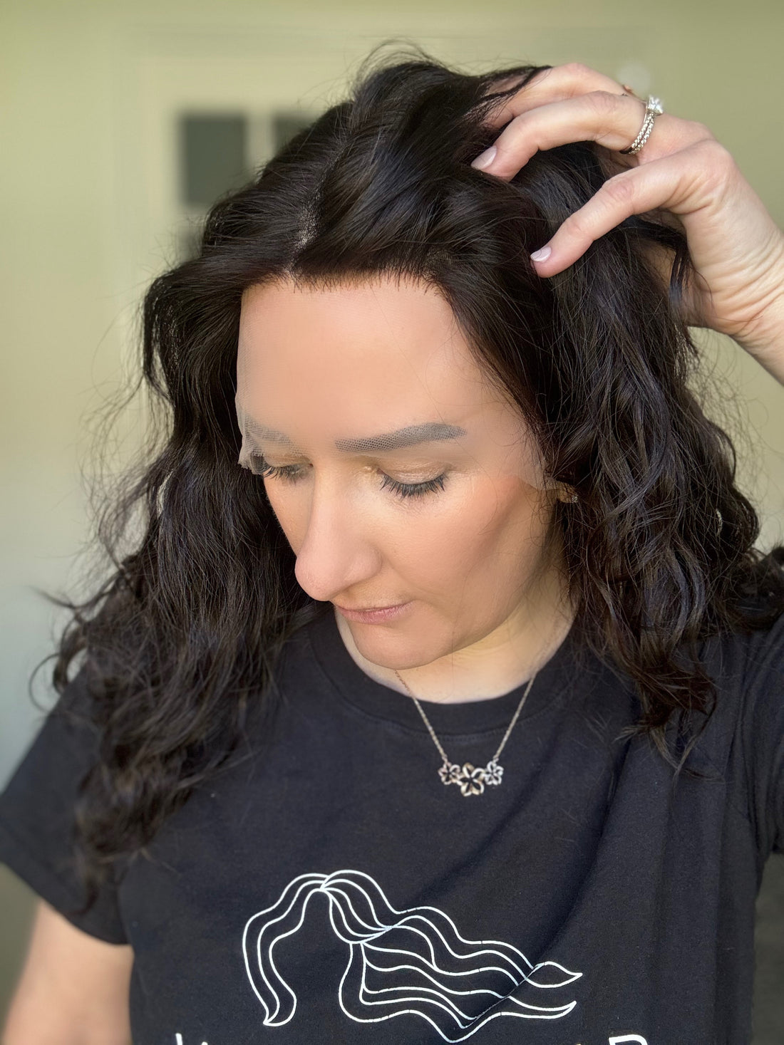 &quot;Lana&quot; Wavy Lace Top Wig (M)