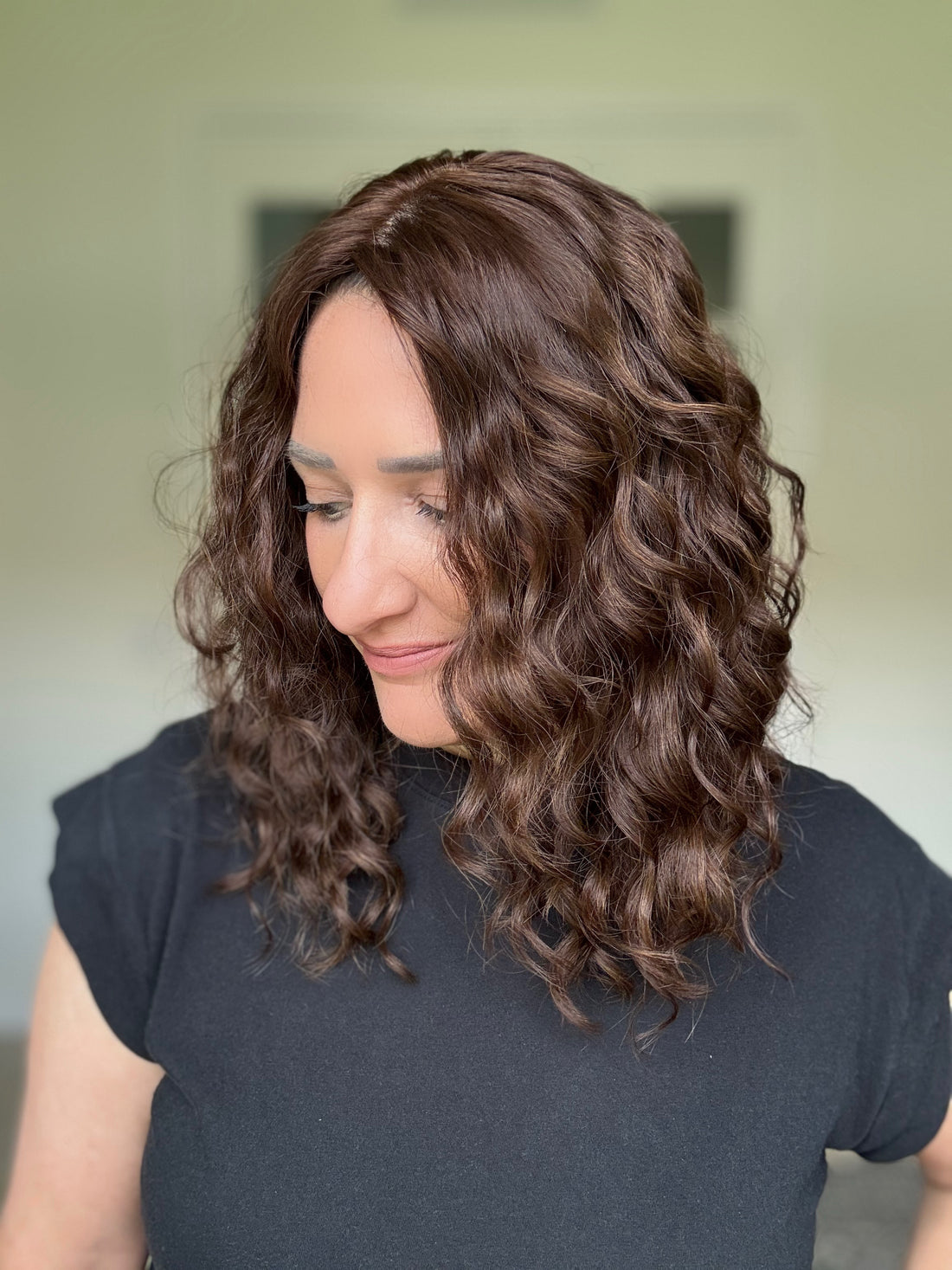 &quot;Mira&quot; Curly 7x7 Topper