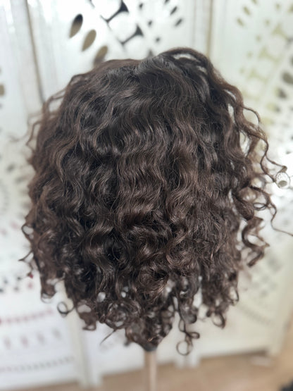 Pearl Collection Virgin no. 57  Slavic Curly Lace Top Wig (S)