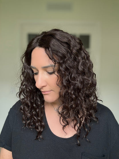 &quot;Kelda&quot; Curly 7x7 Topper