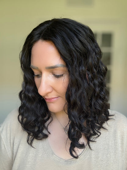 "Cari" 8x8 Curly Topper