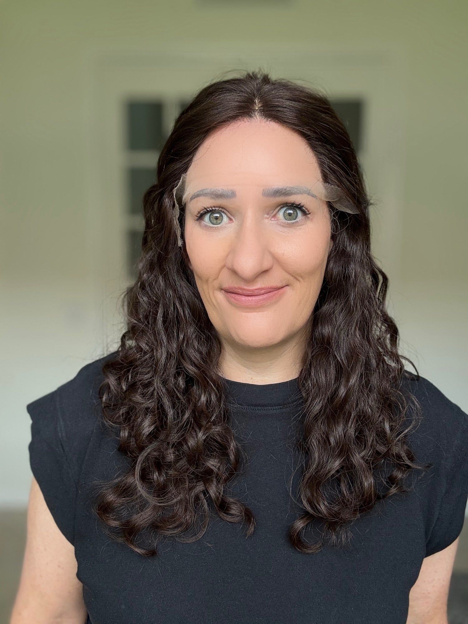 &quot;Kelda&quot; Curly Lace Top Wig (M)